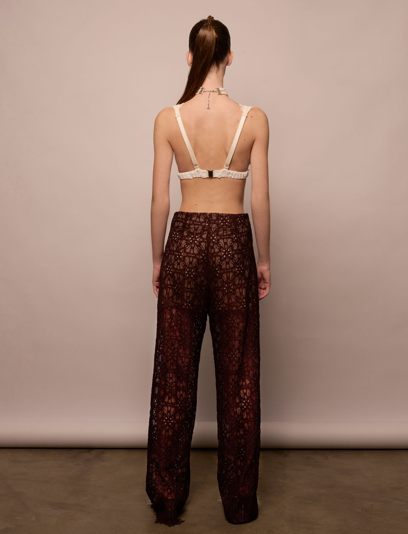 Брюки №31 Burgundy Flower