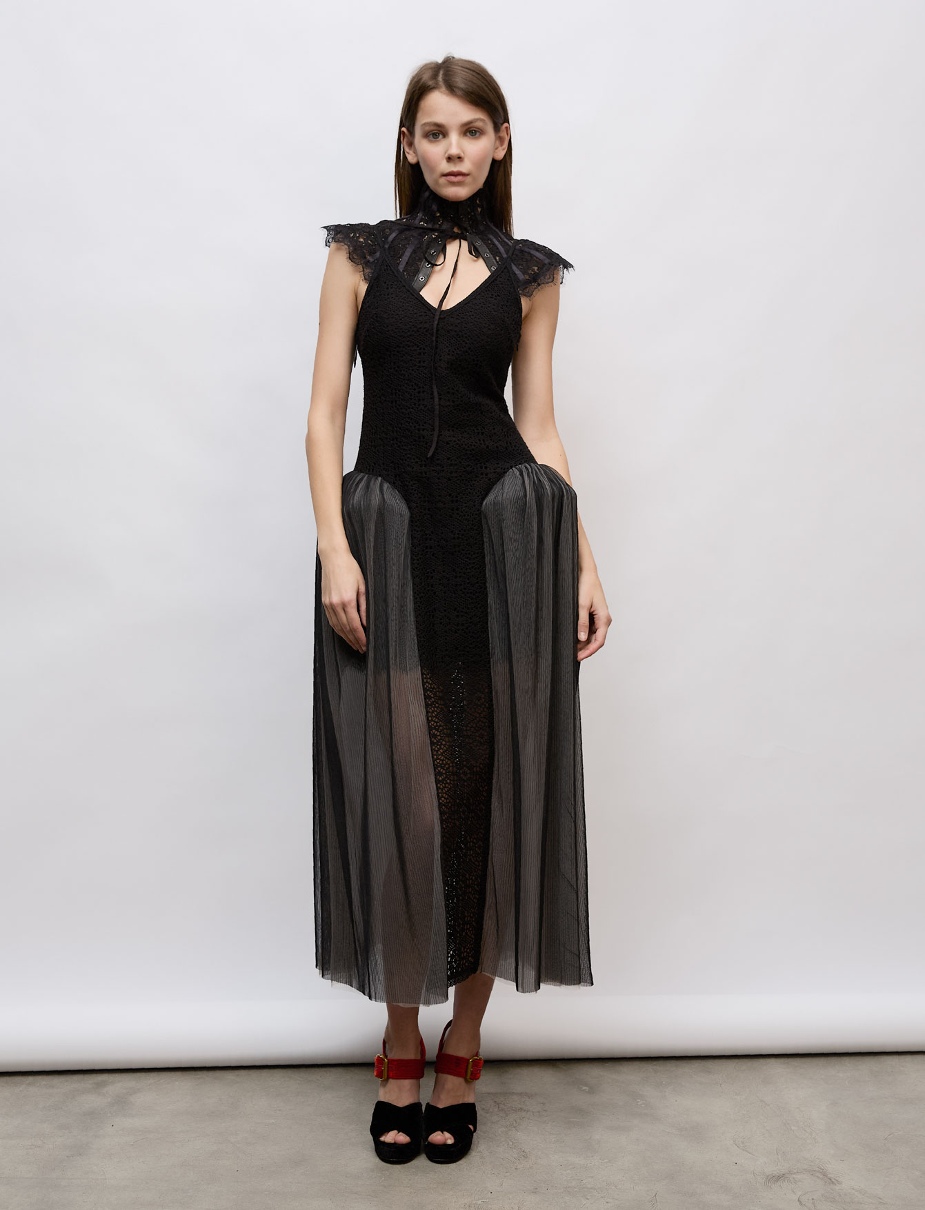 Воротник из кружева №25 Black