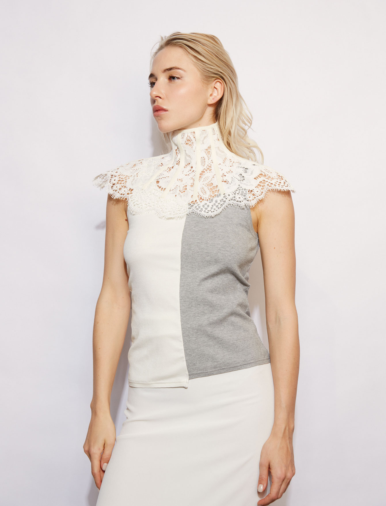 Воротник из кружева №25 Peony