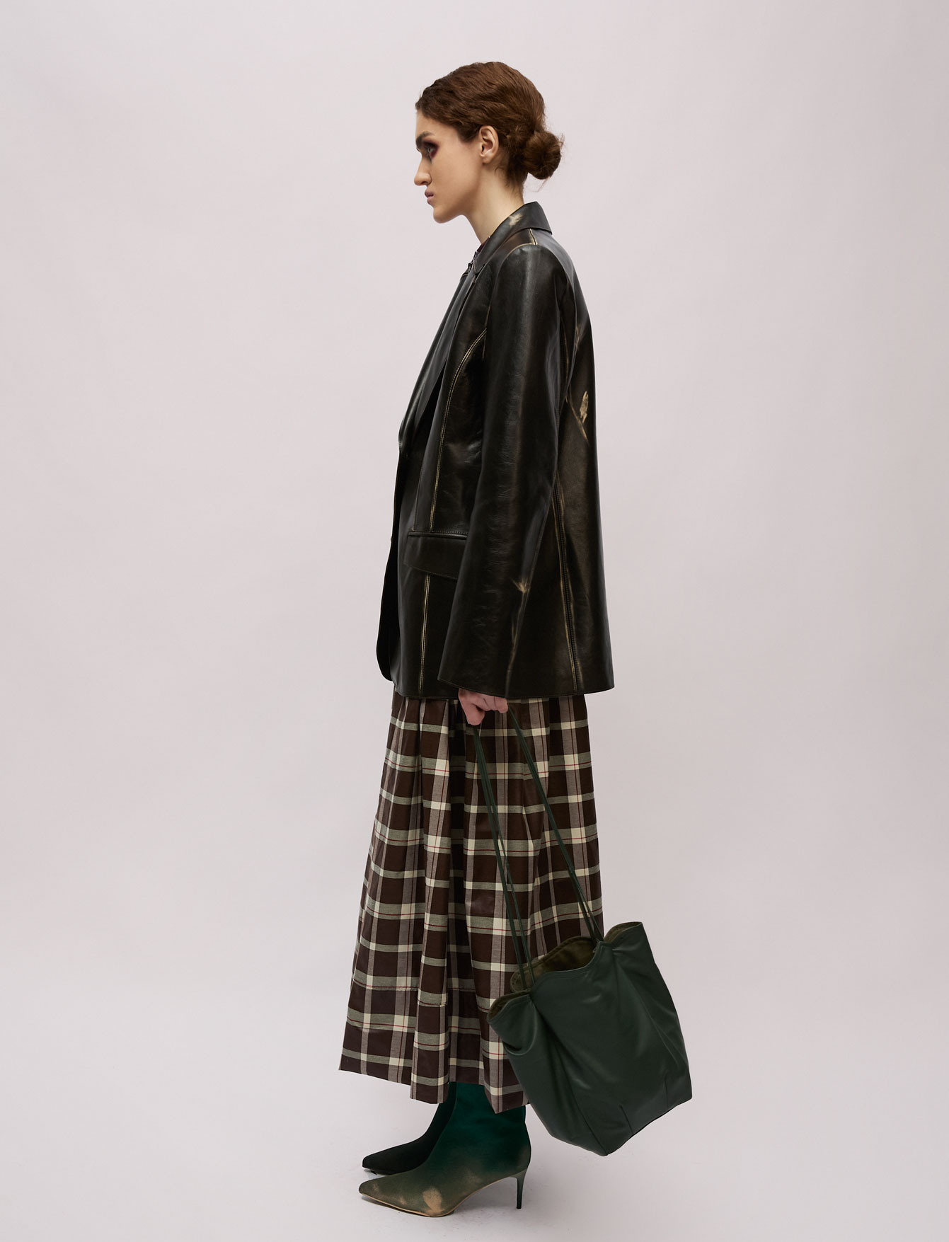 Пиджак №58 Leather Flower. EX