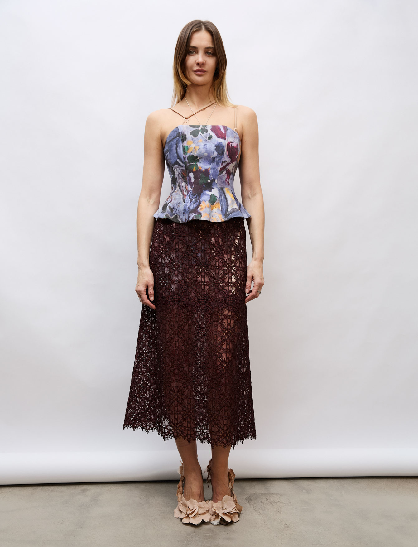 Юбка №4 Burgundy