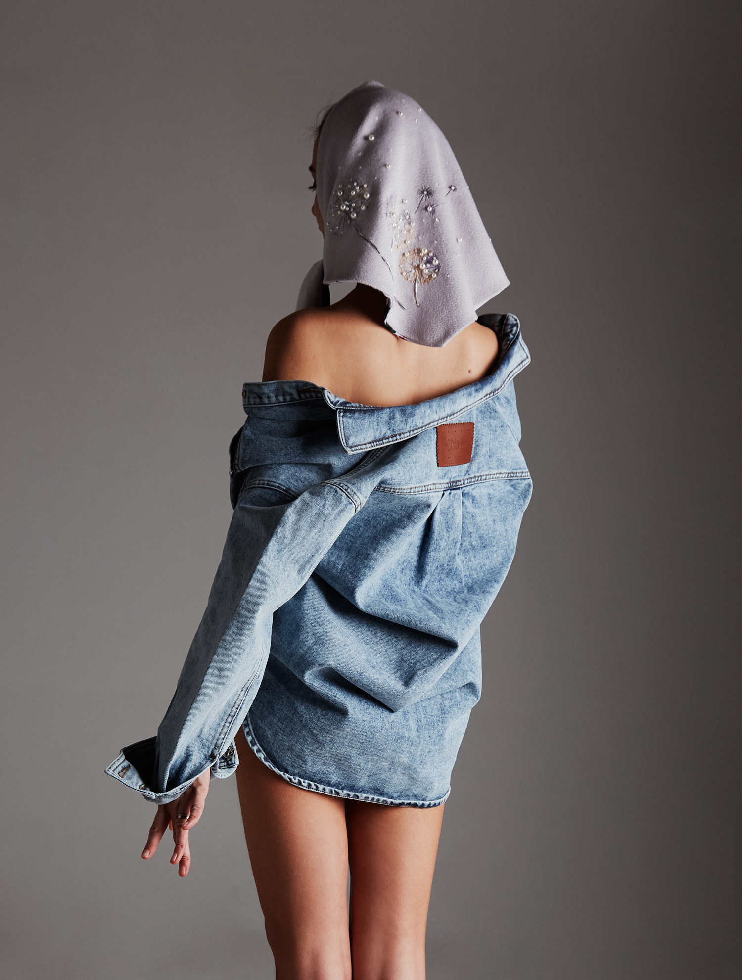 Косынка №2 Cashmere. Hand made