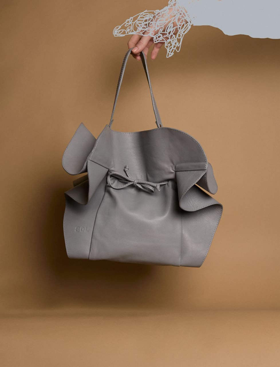 Сумка Fleur. Grey