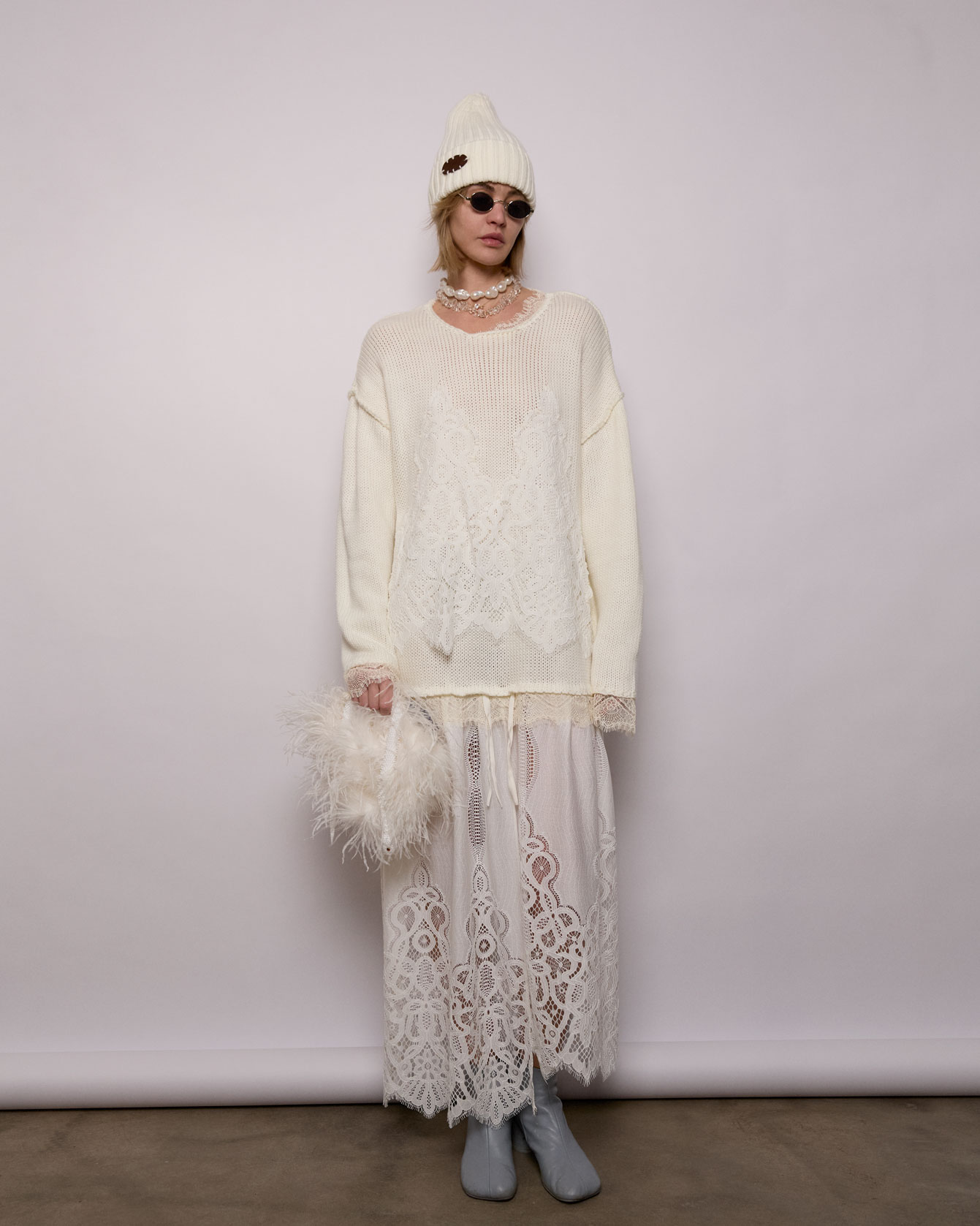 Джемпер №2 Milky Flower