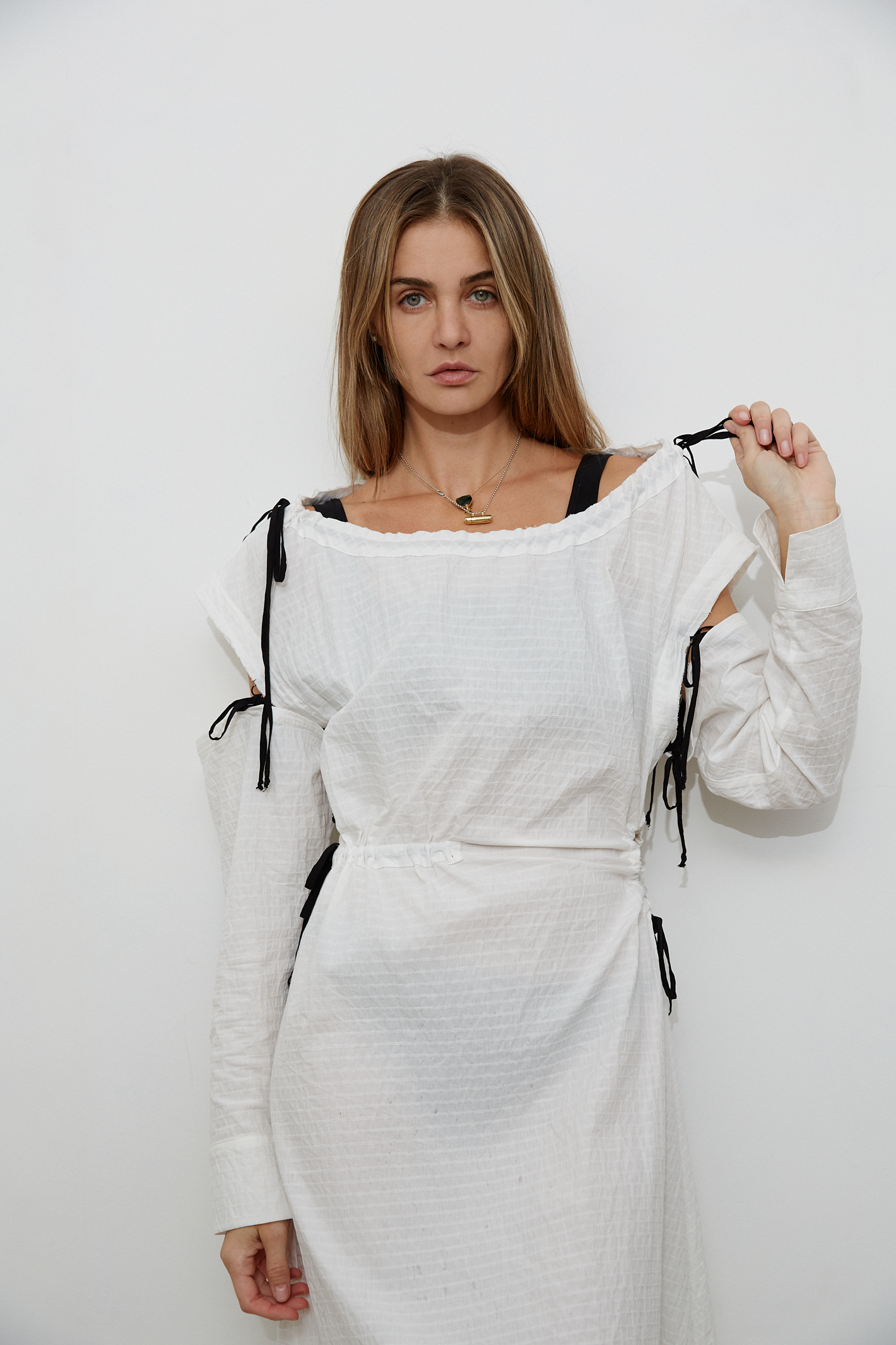 Асимметричное платье №88 Cotton stripe Асимметричное платье №88 Cotton stripe