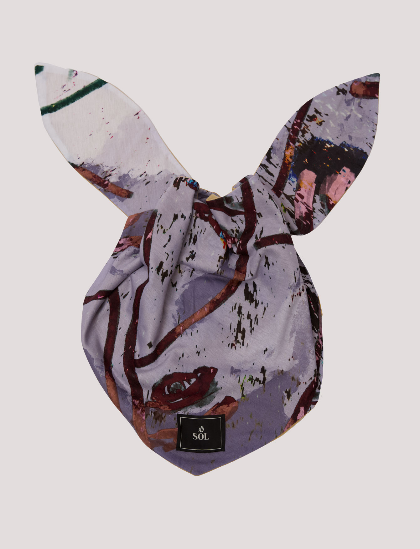 Косынка №2 Cashmere. Heart