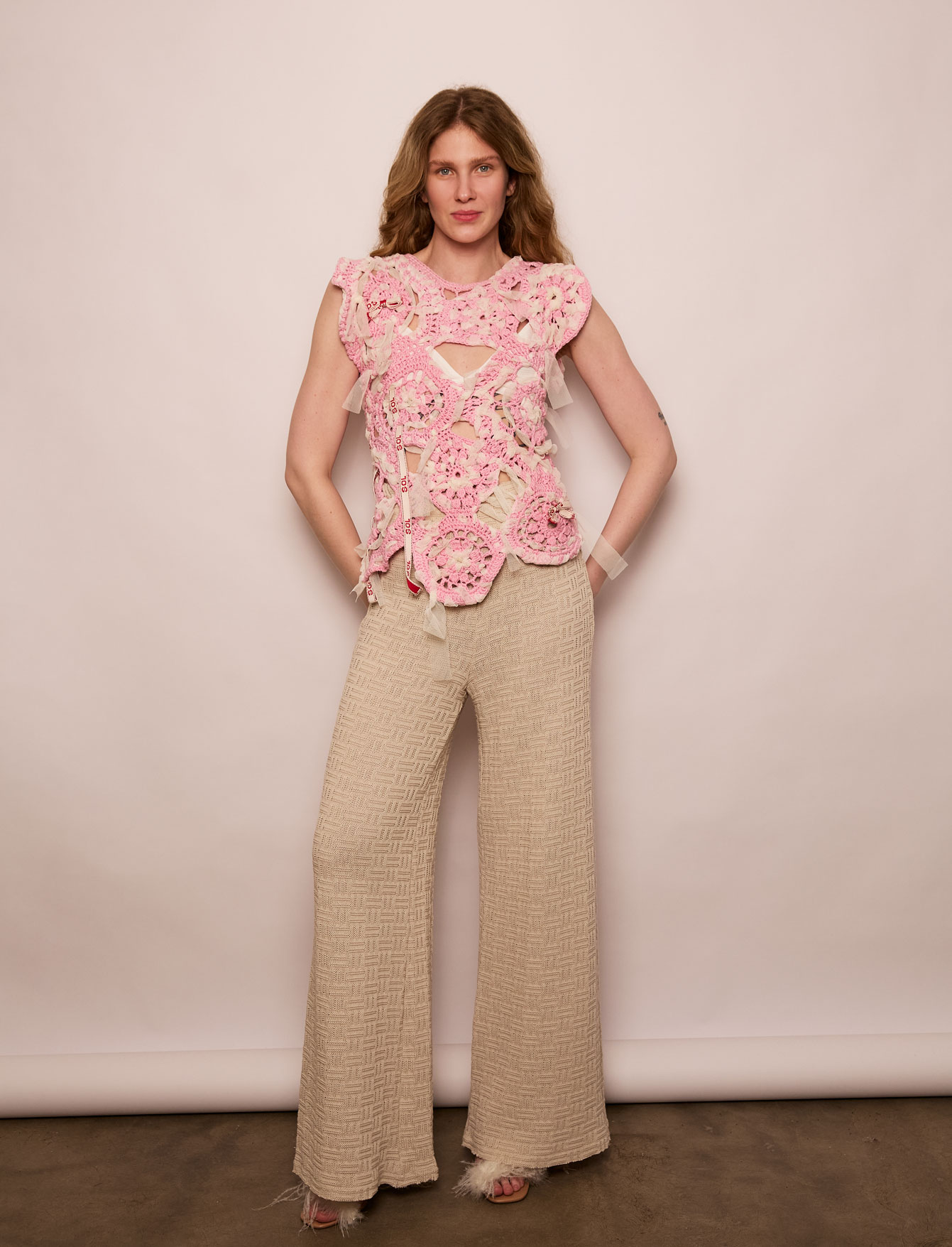 Топ вязаный Candy