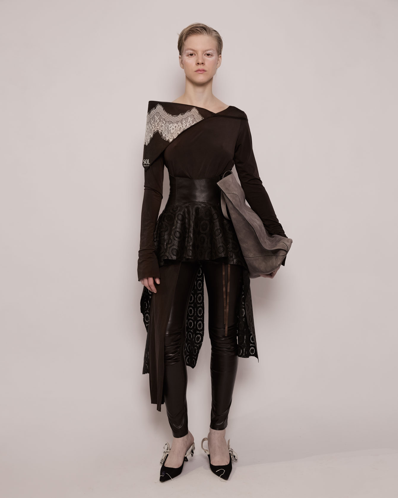 Корсет с баской №7/1 Leather. EX Корсет с баской №7/1 Leather. EX