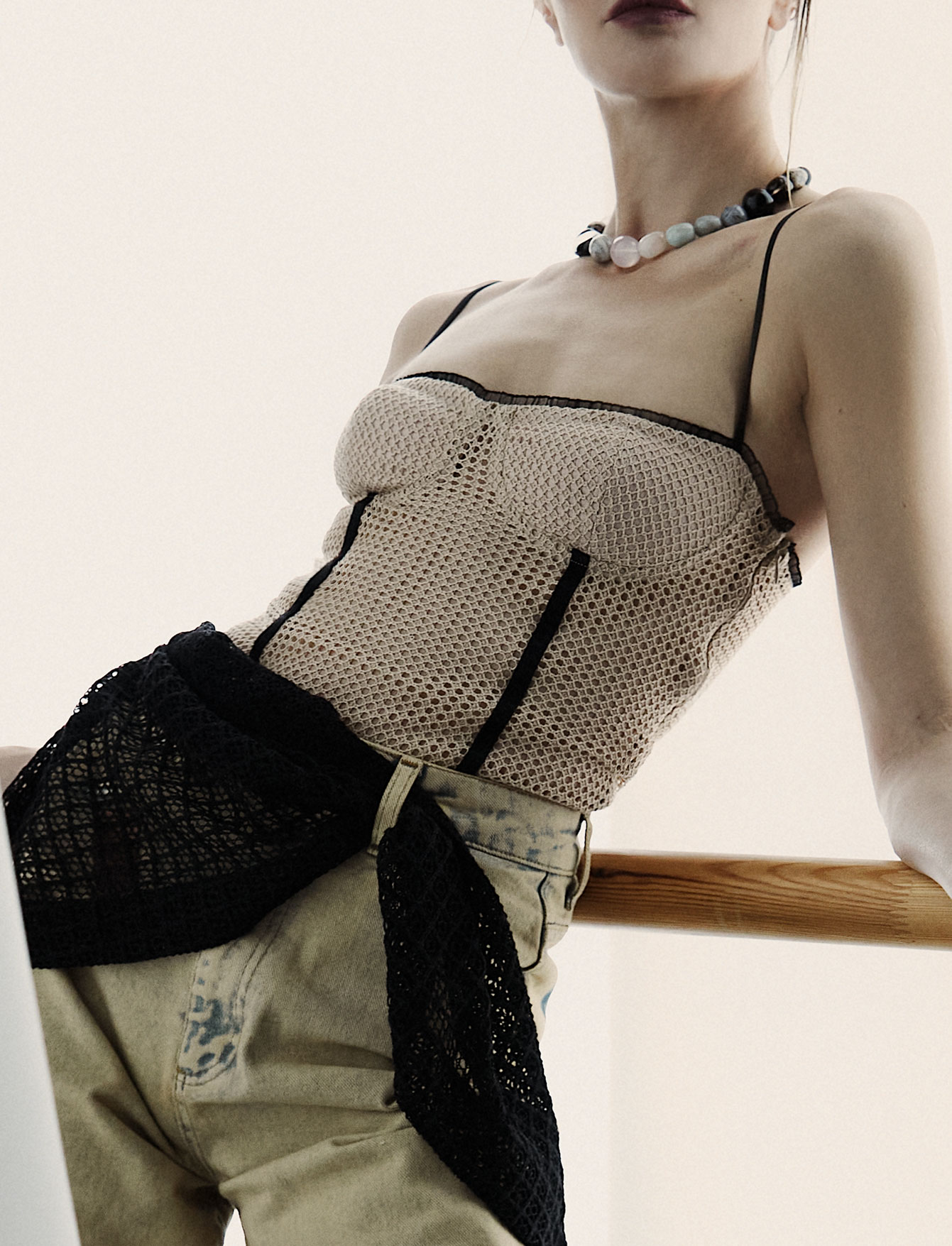 Топ №29 Filet Lace. Beije