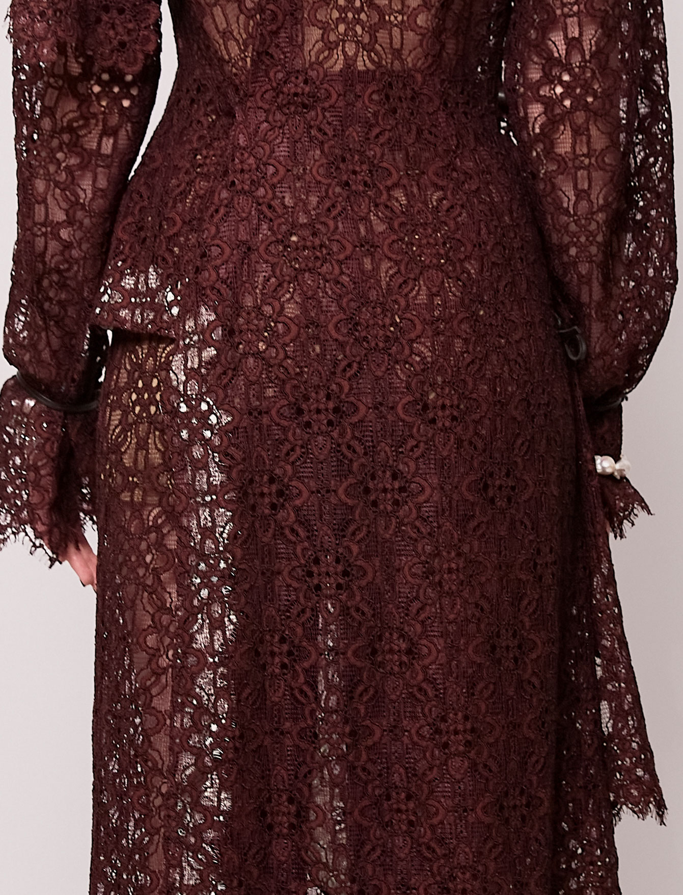 Блузка-фрак №49 Burgundy Flower Блузка-фрак №49 Burgundy Flower