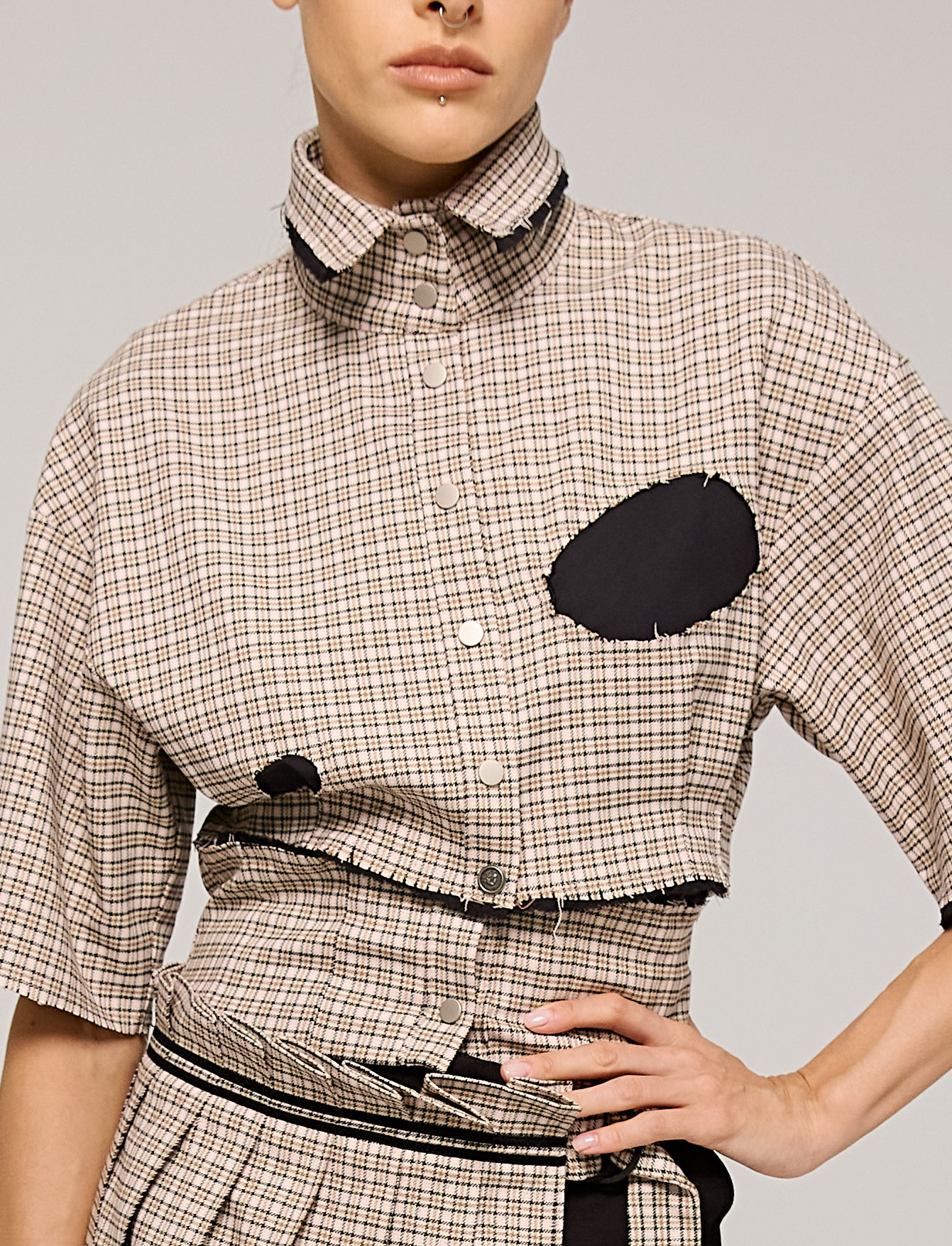 Рубашка №43 Plaid. Stone Рубашка №43 Plaid. Stone