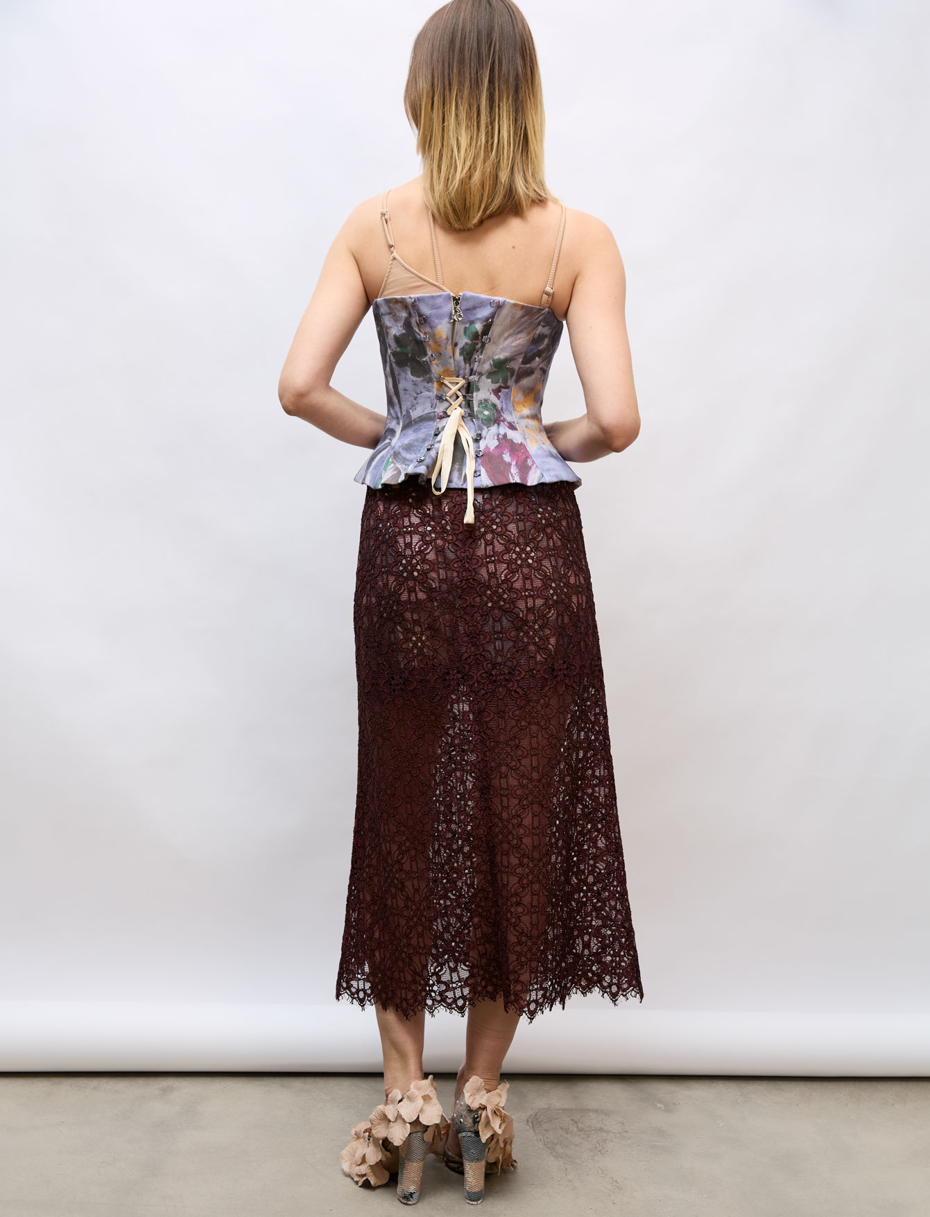 Юбка №4 Burgundy