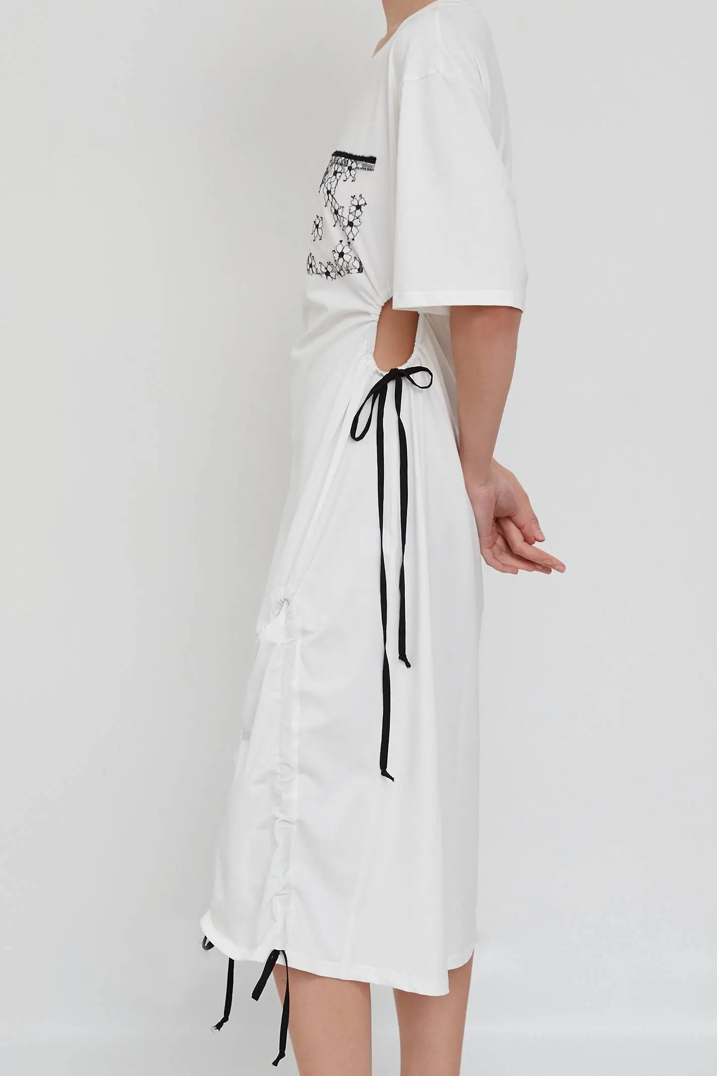 Платье - футболка №19/2 Milky cut