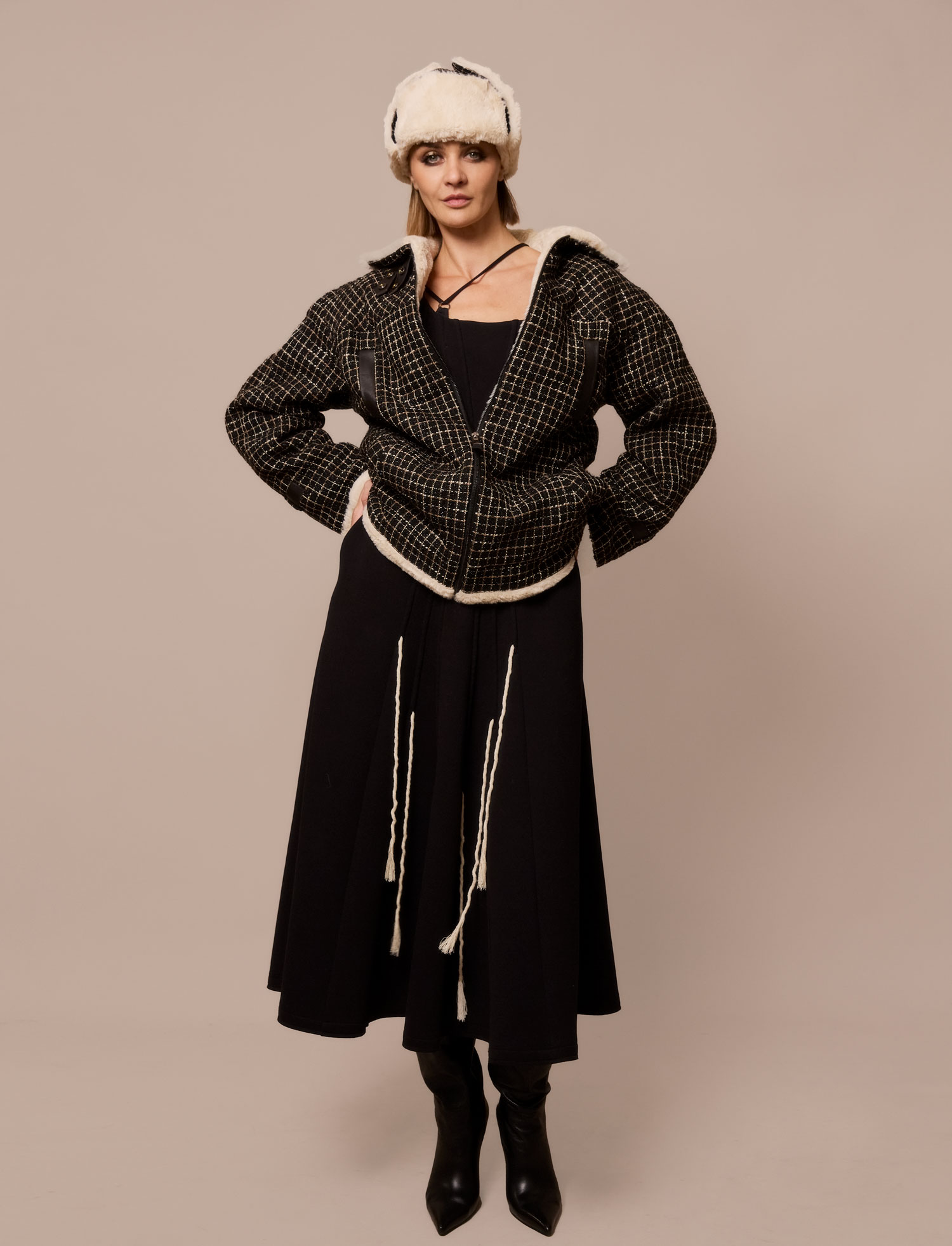 Куртка-авиатор №22 Tweed