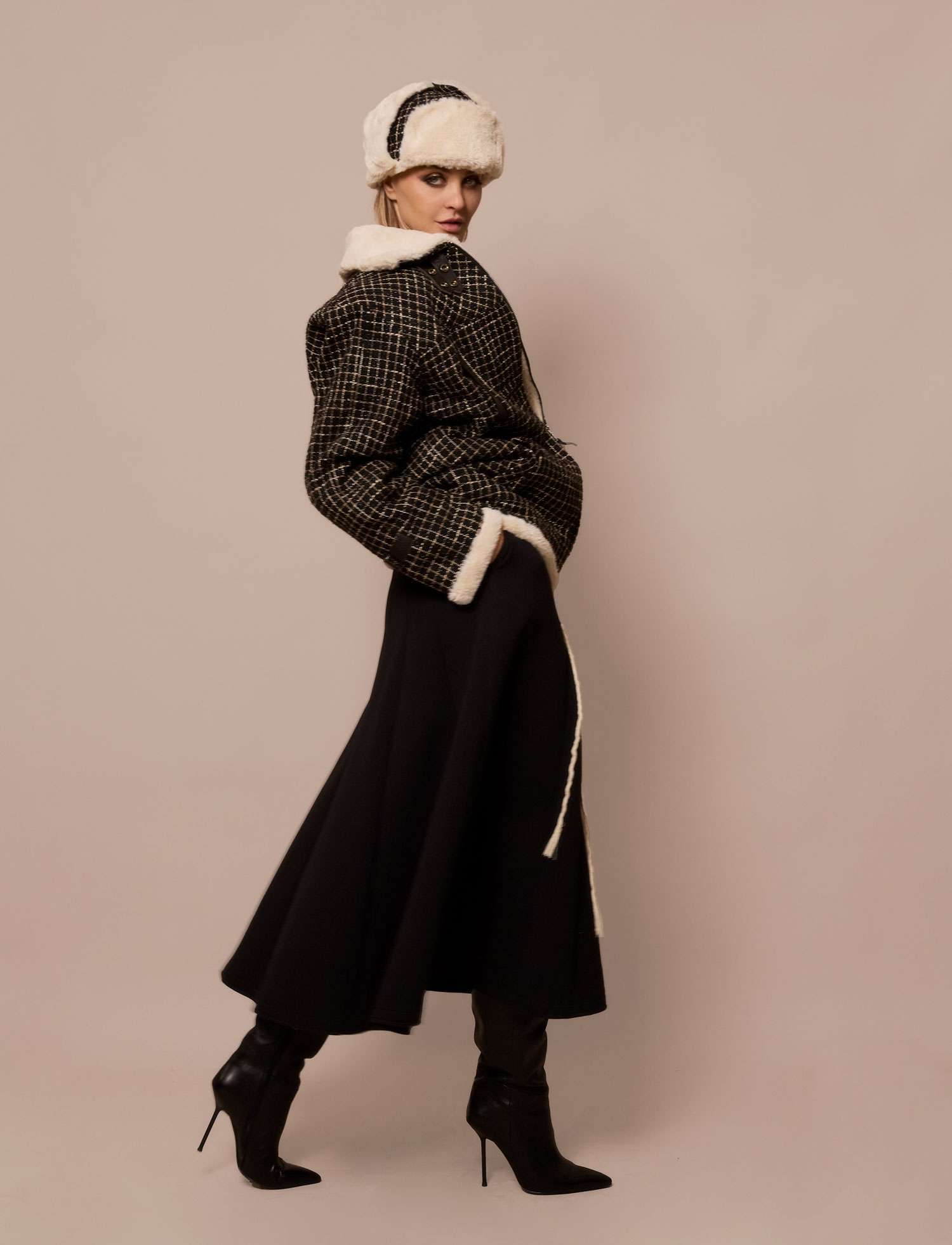 Куртка-авиатор №22 Tweed Куртка-авиатор №22 Tweed