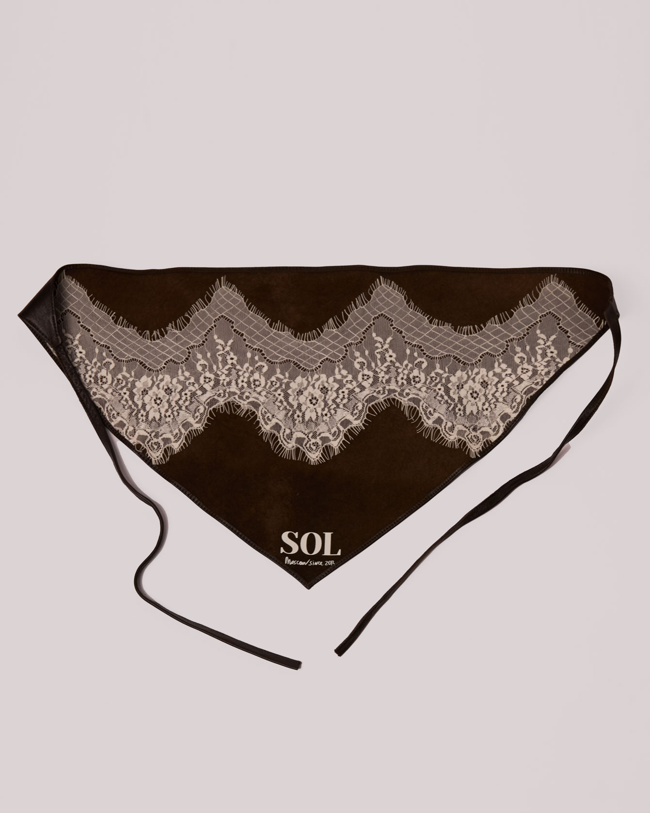 Косынка №43 Choco Leather. EX