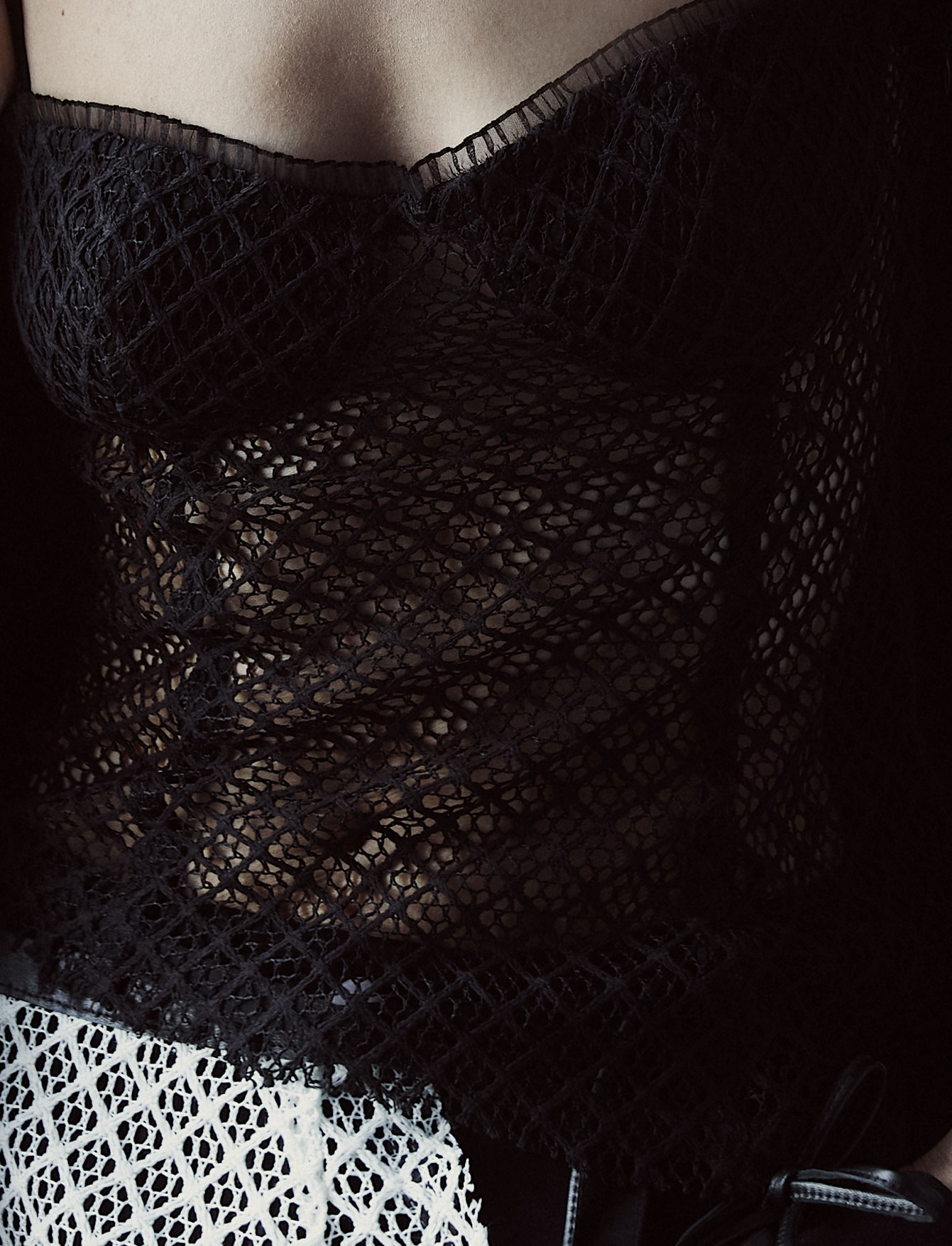 Топ №29 Filet Lace. Black