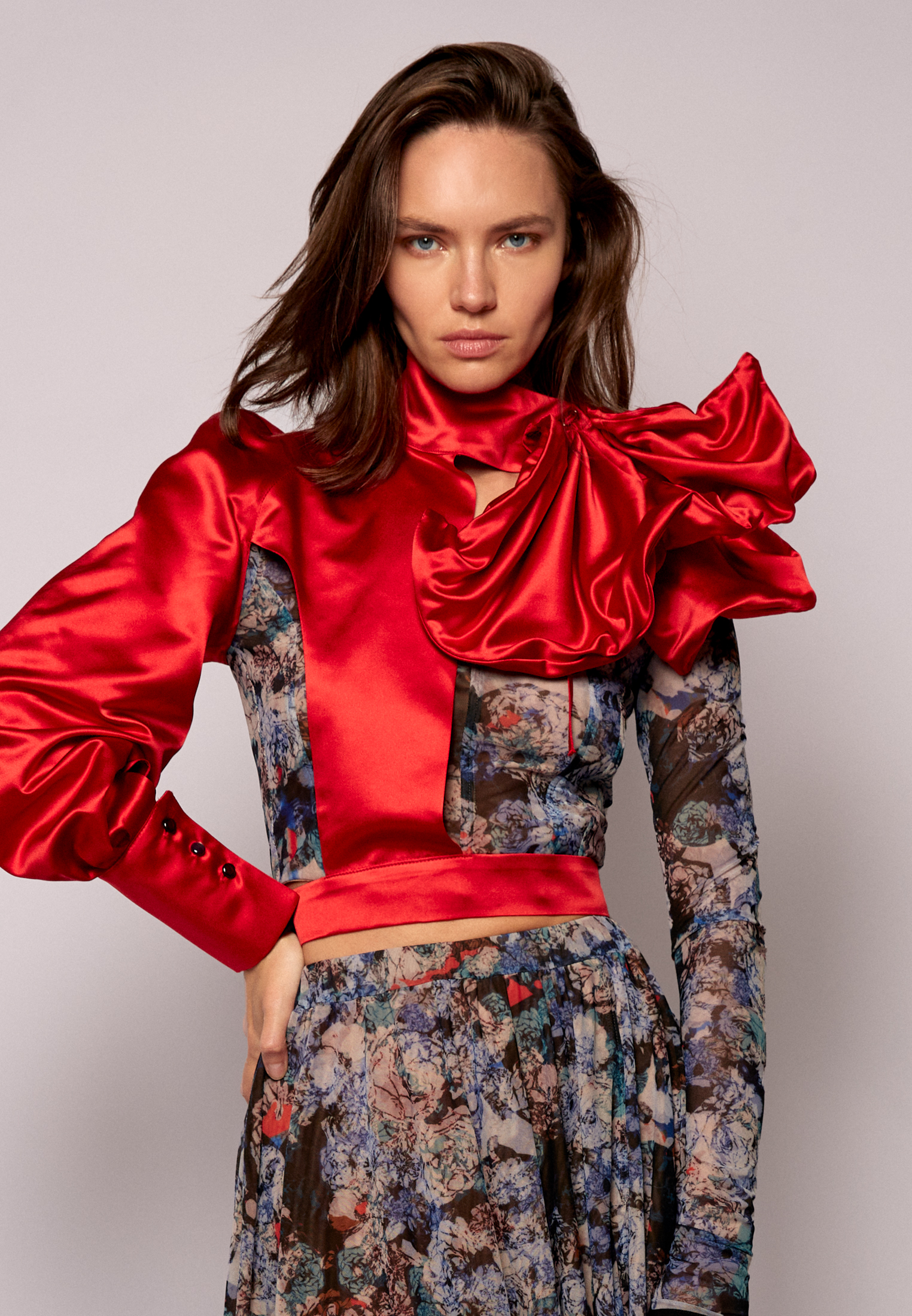 Топ шелковый №40/1 Bow