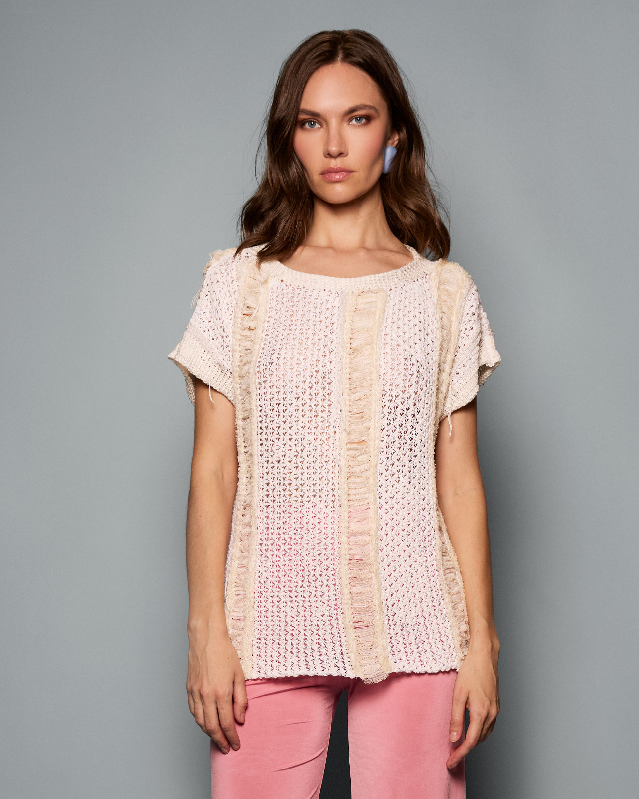 Жилет вязаный Cream Field