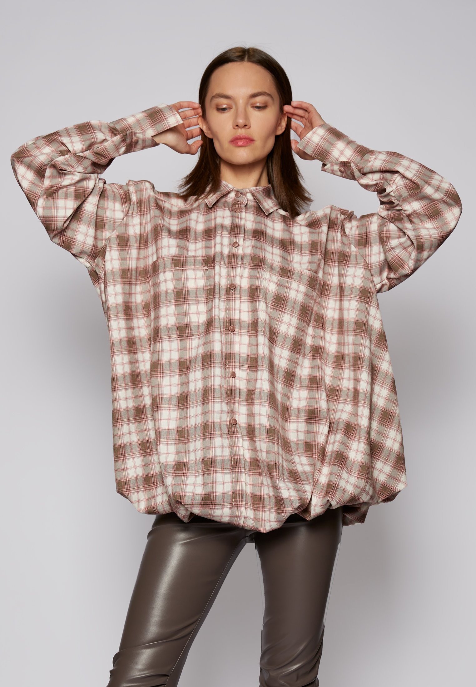 Рубашка-баллон №46 Tartan Рубашка-баллон №46 Tartan