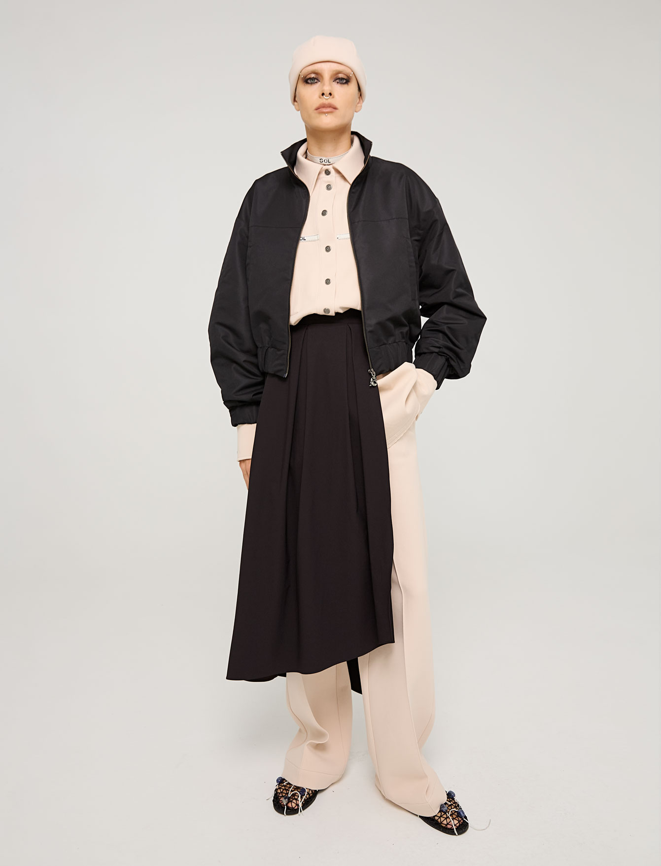 Юбка-фартук №19/6 Anthracite