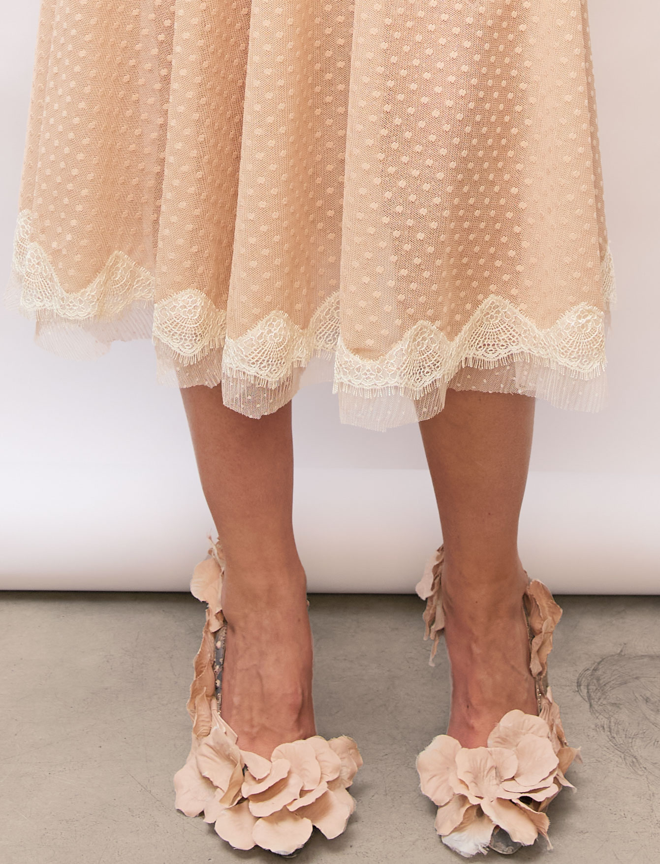 Образ 17: Пиджак из кожи (роспись вручную) + Юбка