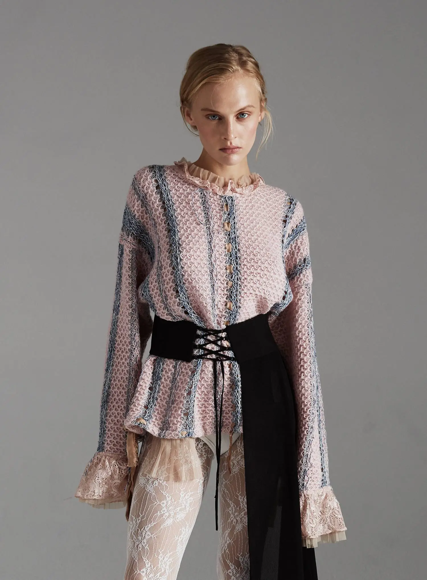 Пояс со шлейфом №11 Black chiffon Пояс со шлейфом №11 Black chiffon