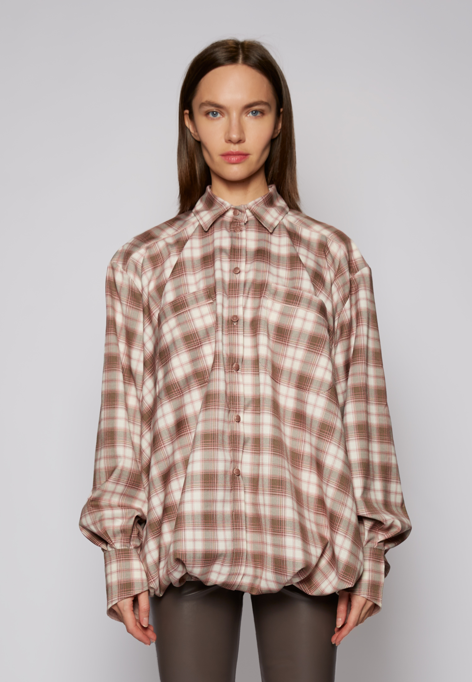 Рубашка-баллон №46 Tartan Рубашка-баллон №46 Tartan