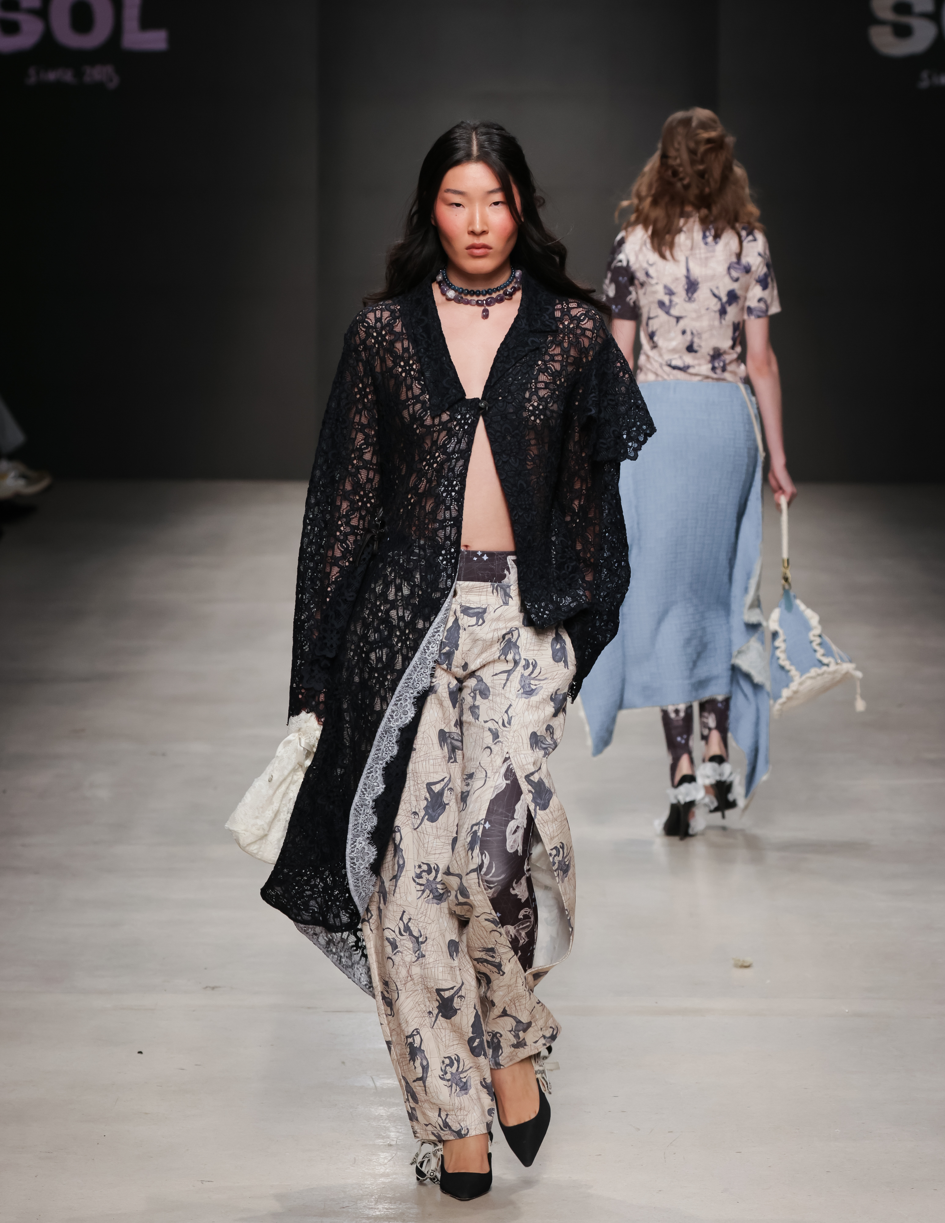 Блузка-фрак №49 Blue Flower