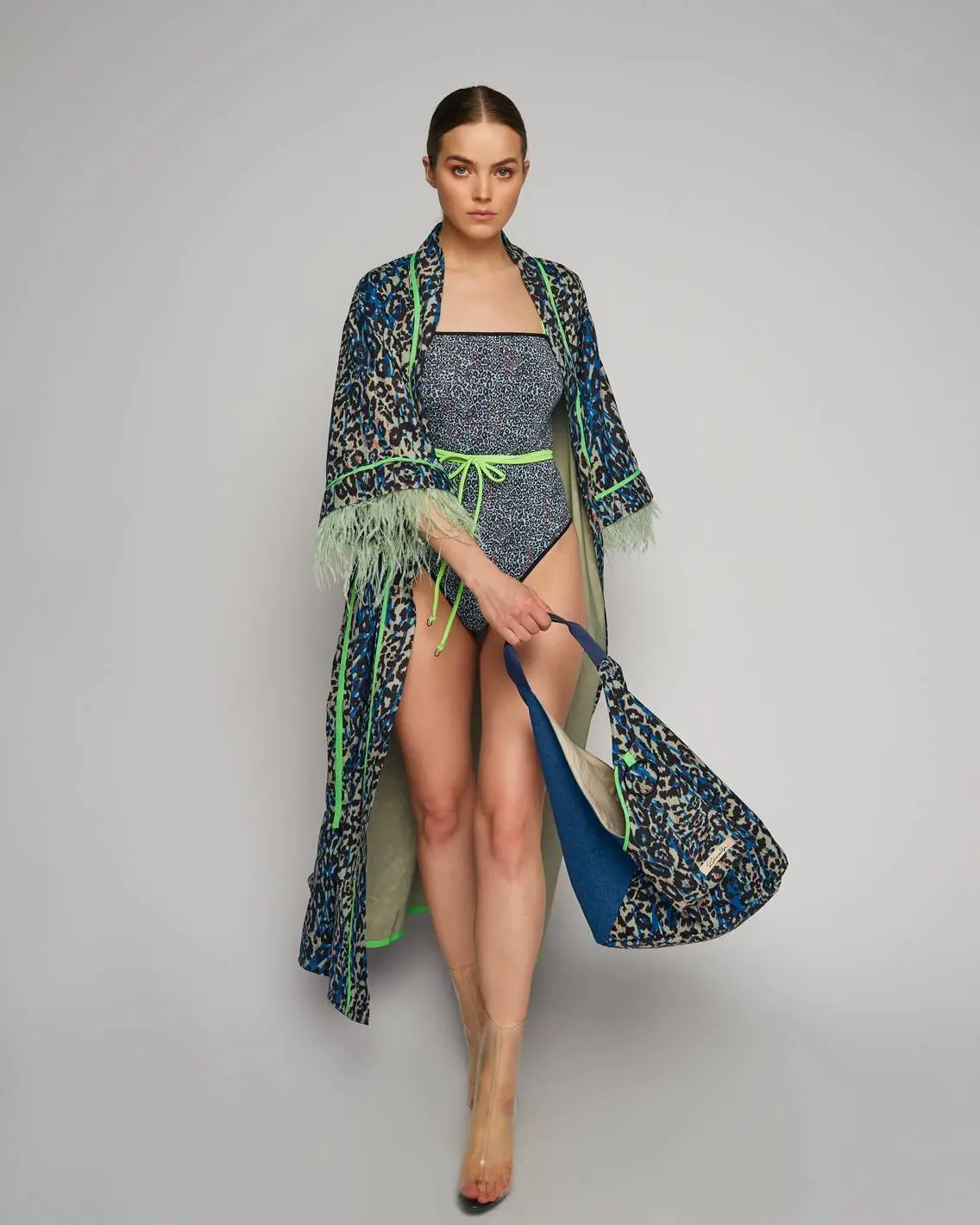 Слитный купальник Bleu Leo Слитный купальник Bleu Leo