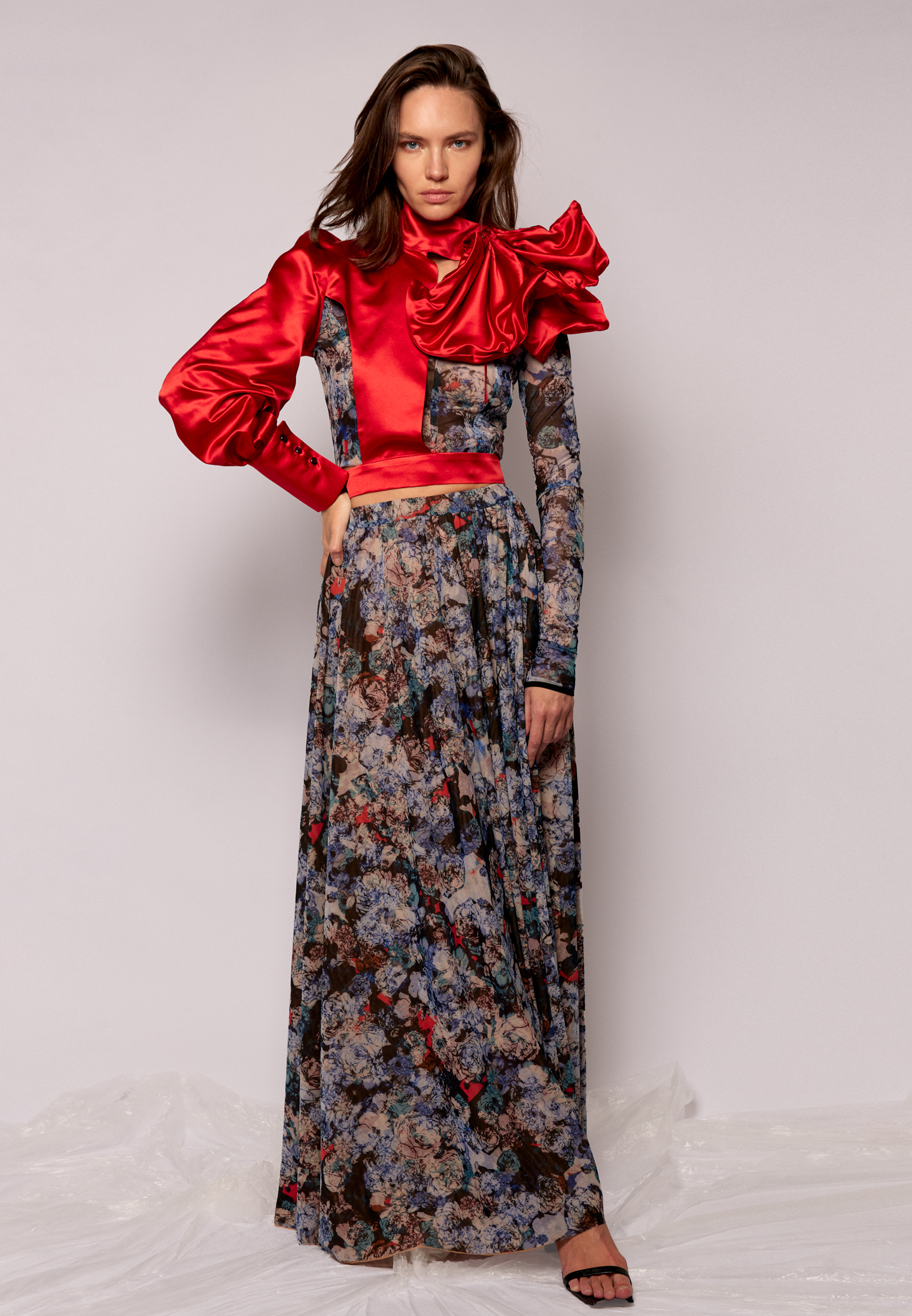 Топ шелковый №40/1 Bow