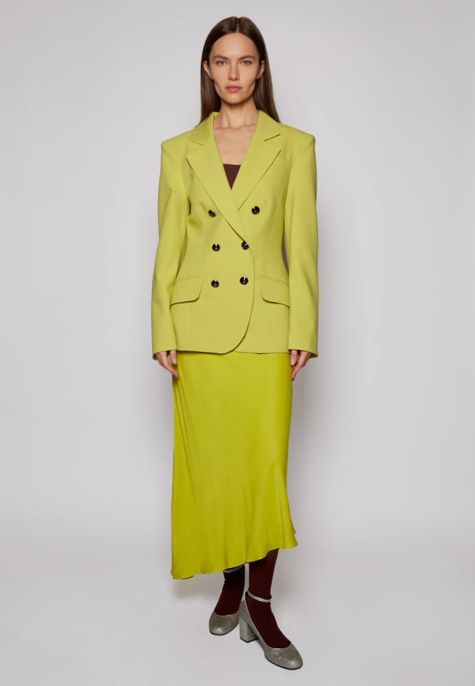 Юбка №47 Asymmetrical lime