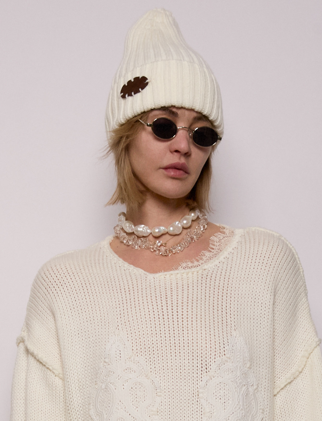 Шапка №1 Milky Stone. EX