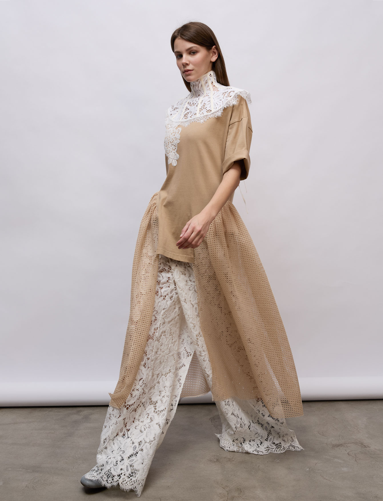 Футболка №1 Antoinette. Beje. II