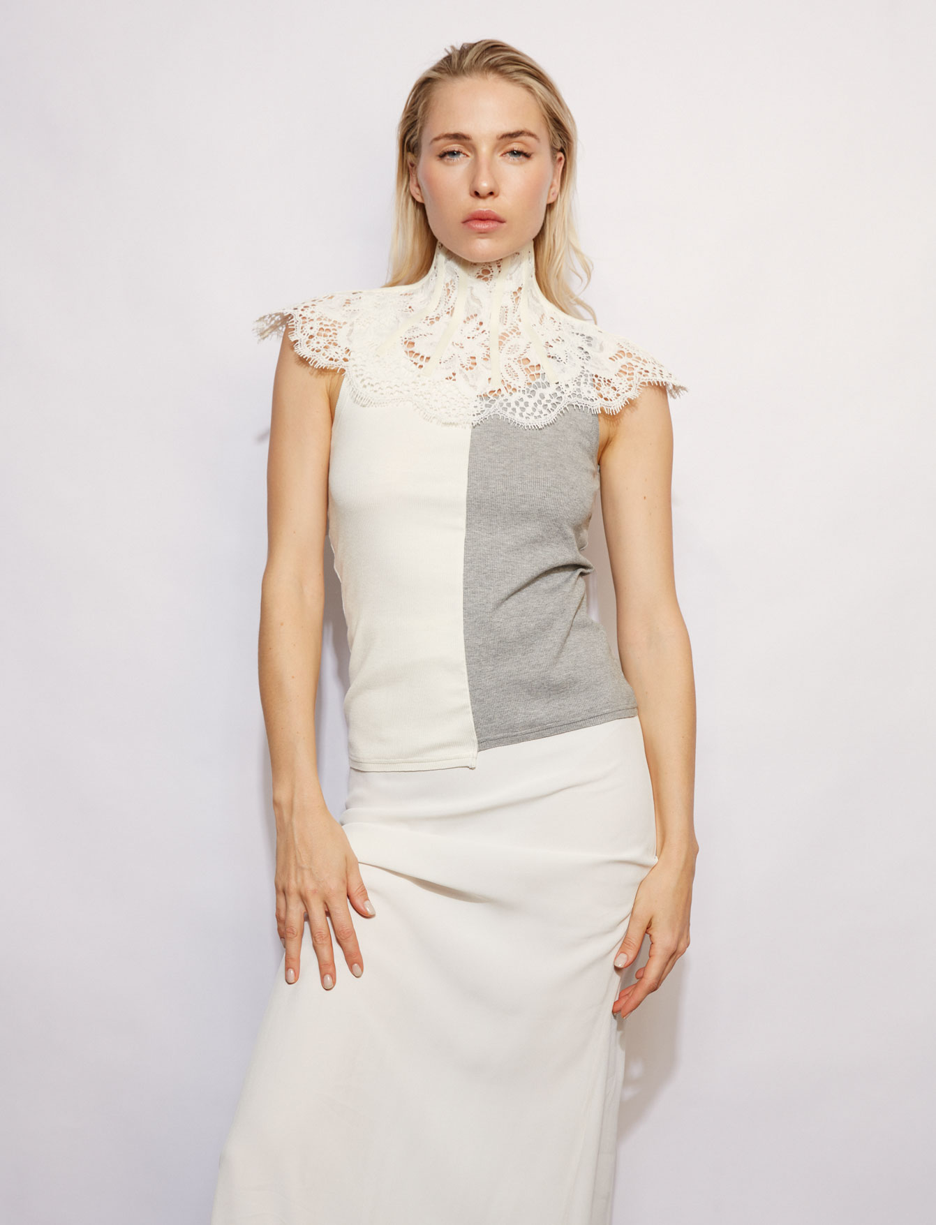 Воротник из кружева №25 Peony