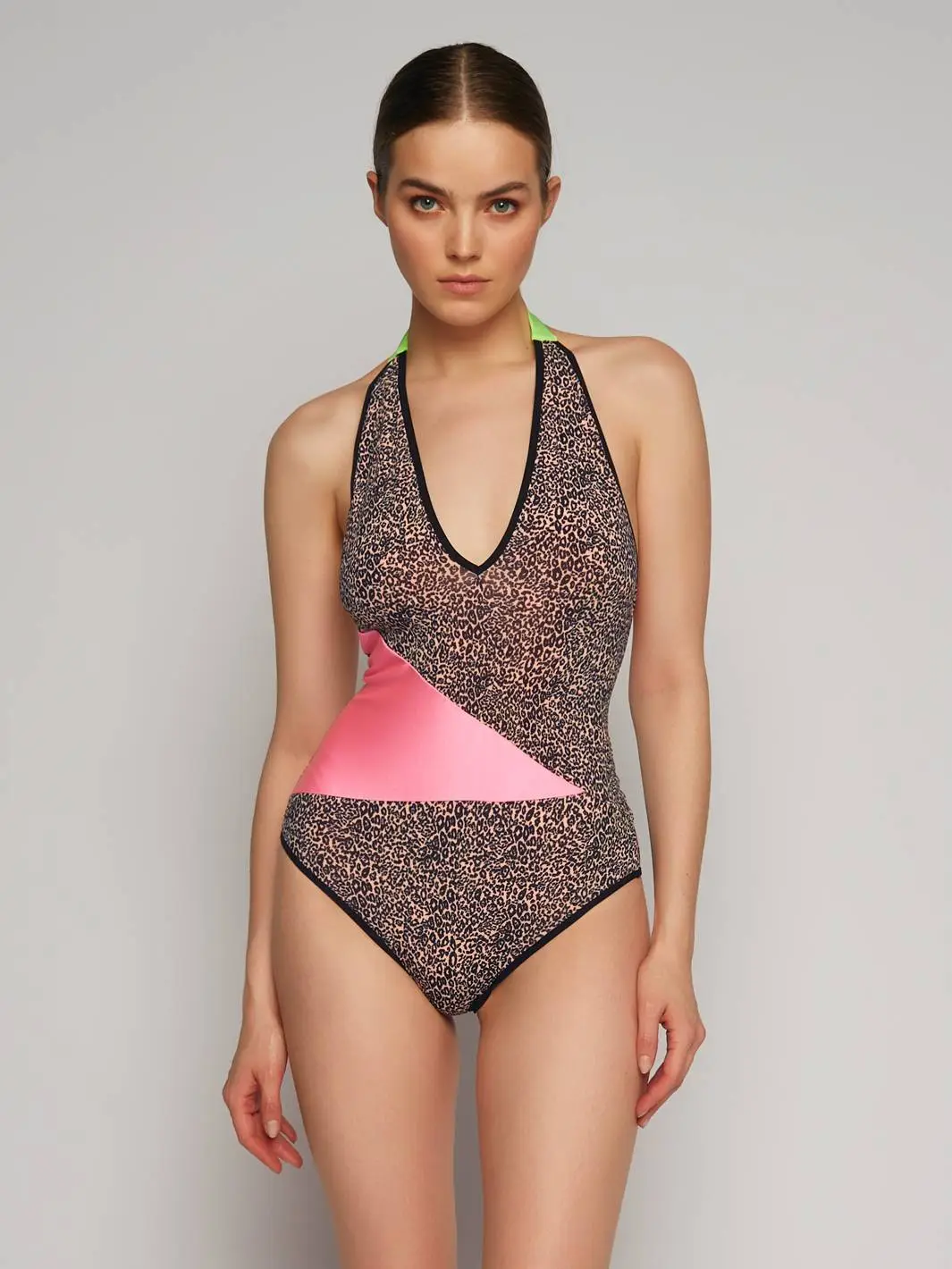 Слитный купальник Pink Leo