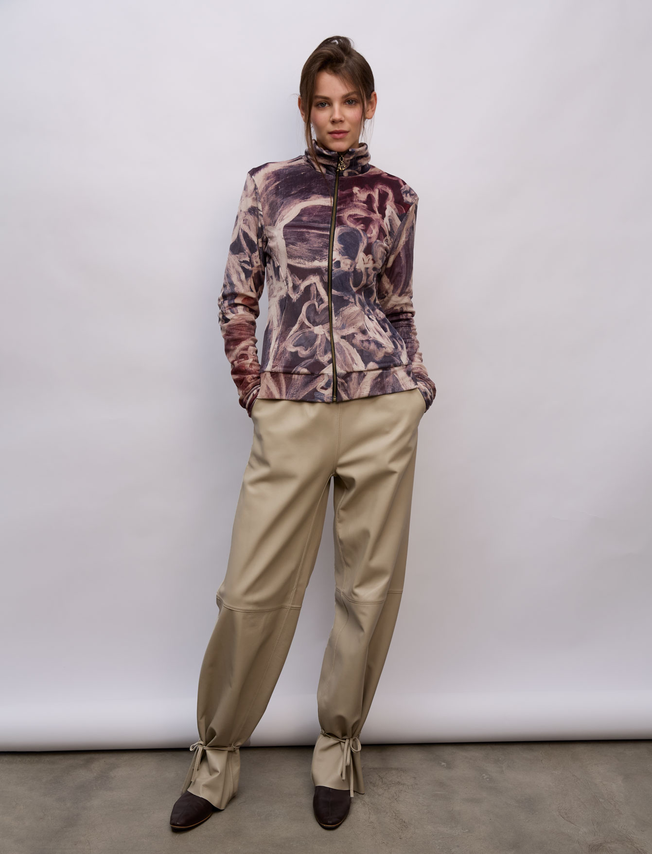 Брюки №2/2 Milky Leather. EX