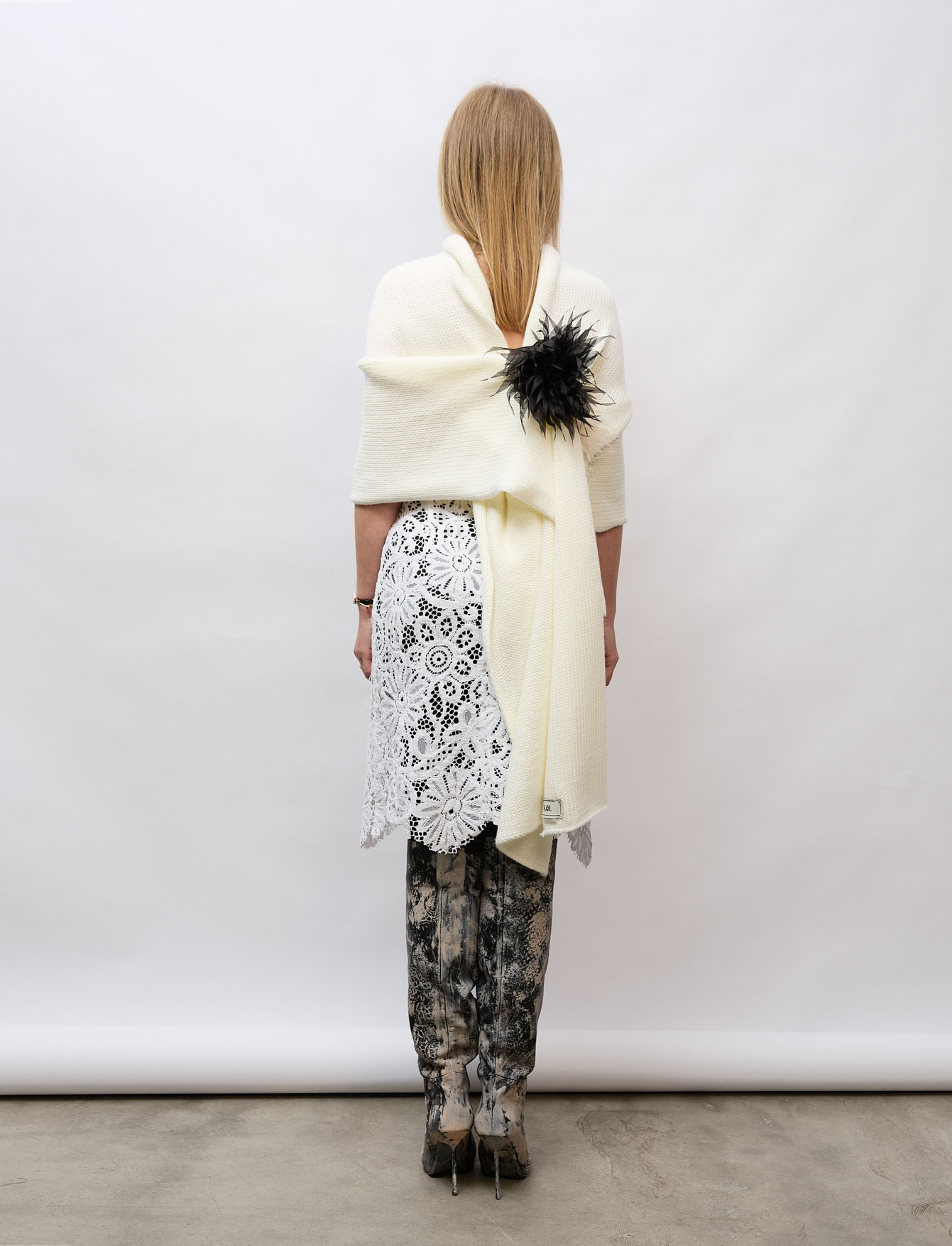 Брошь текстильная Shadow Moss