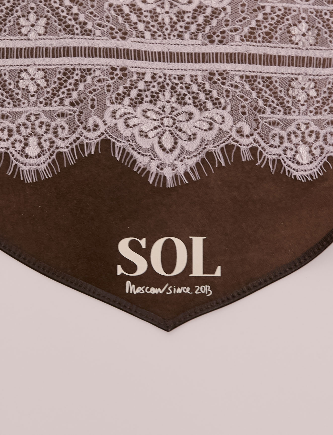 Косынка на шею №42 Choco Leather. EX Косынка на шею №42 Choco Leather. EX