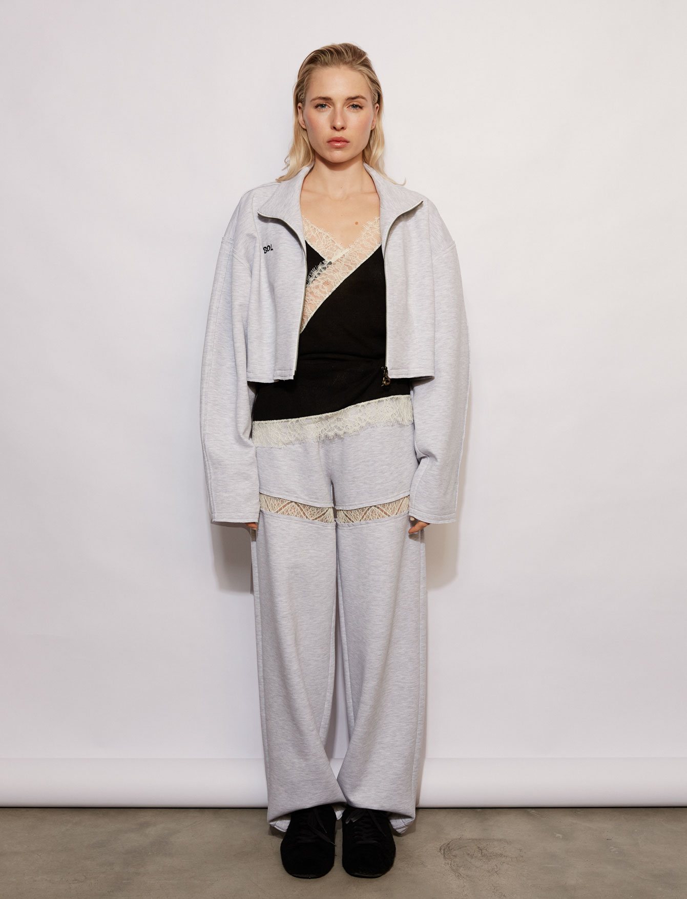 Толстовка на молнии №46\1 Melange