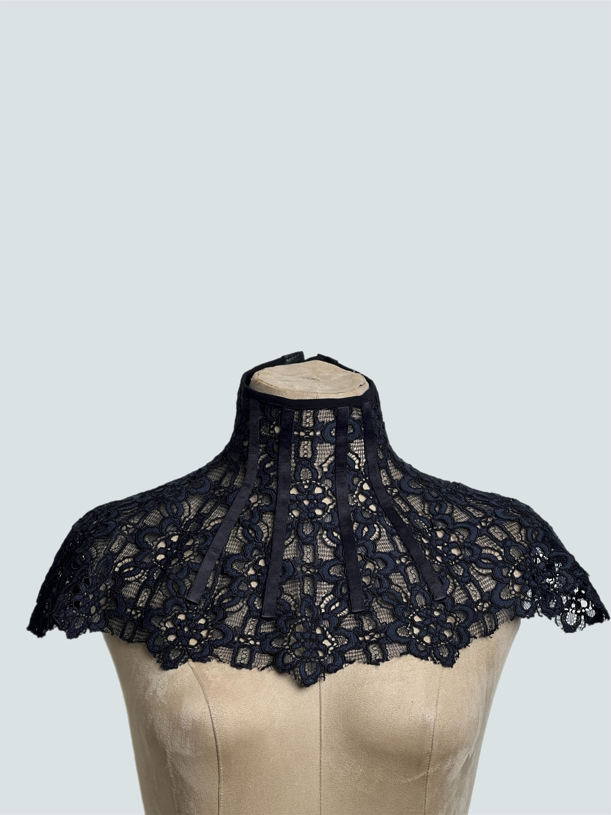 Воротник из кружева №25 Blue