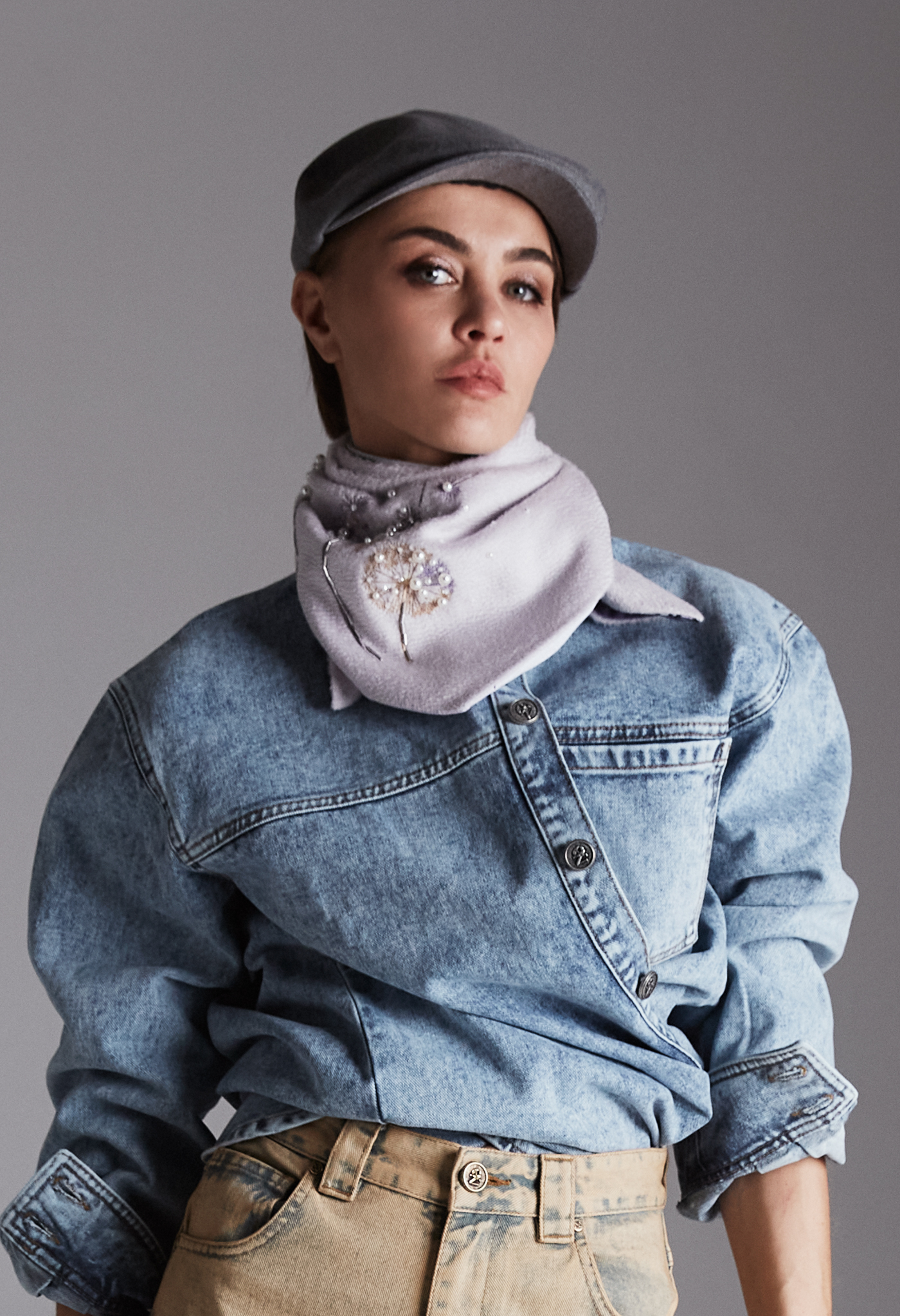 Косынка №2 Cashmere. Hand made Косынка №2 Cashmere. Hand made