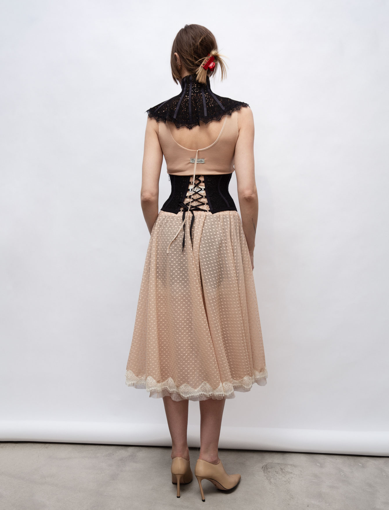 Воротник из кружева №25 Black