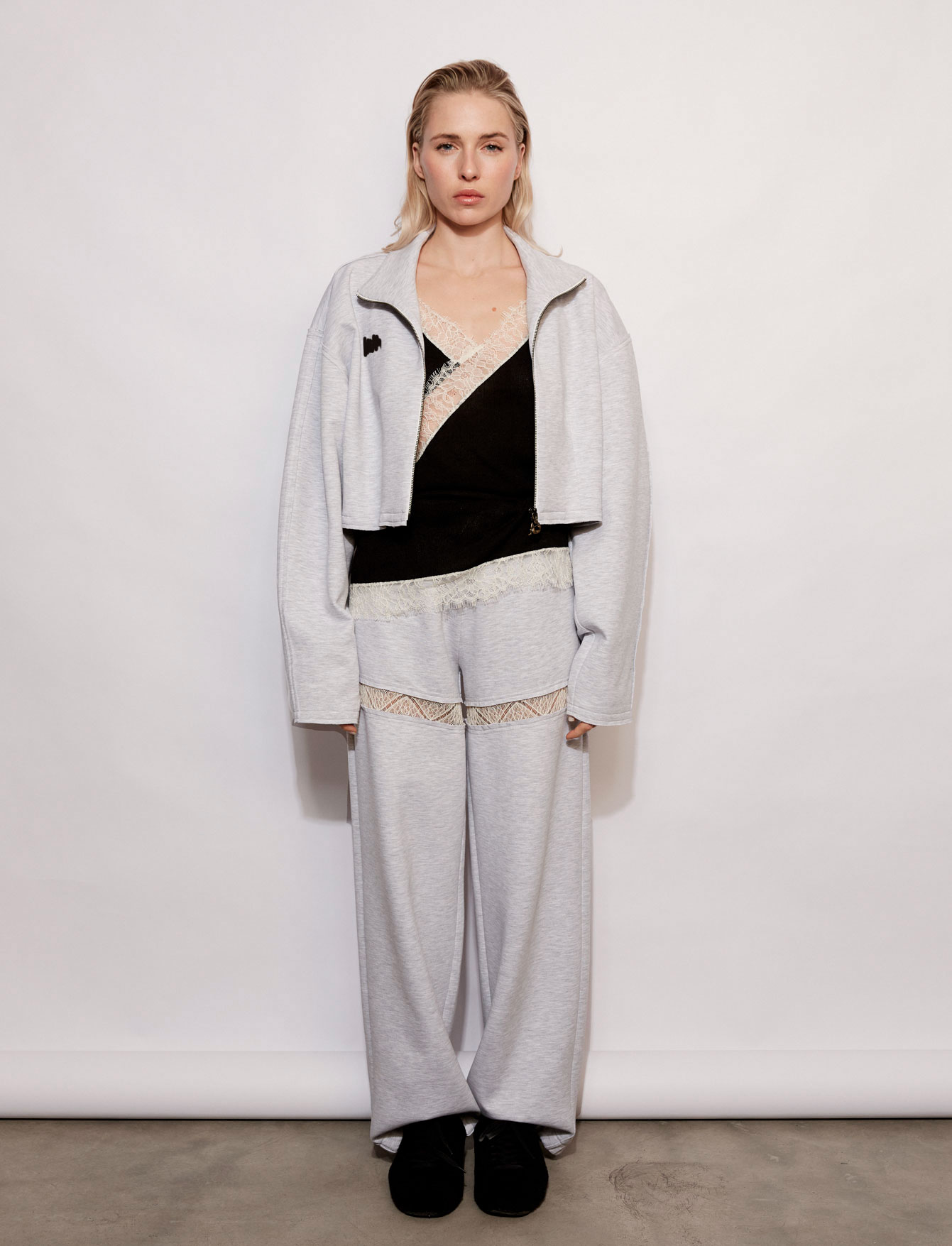 Толстовка на молнии №46\1 Melange