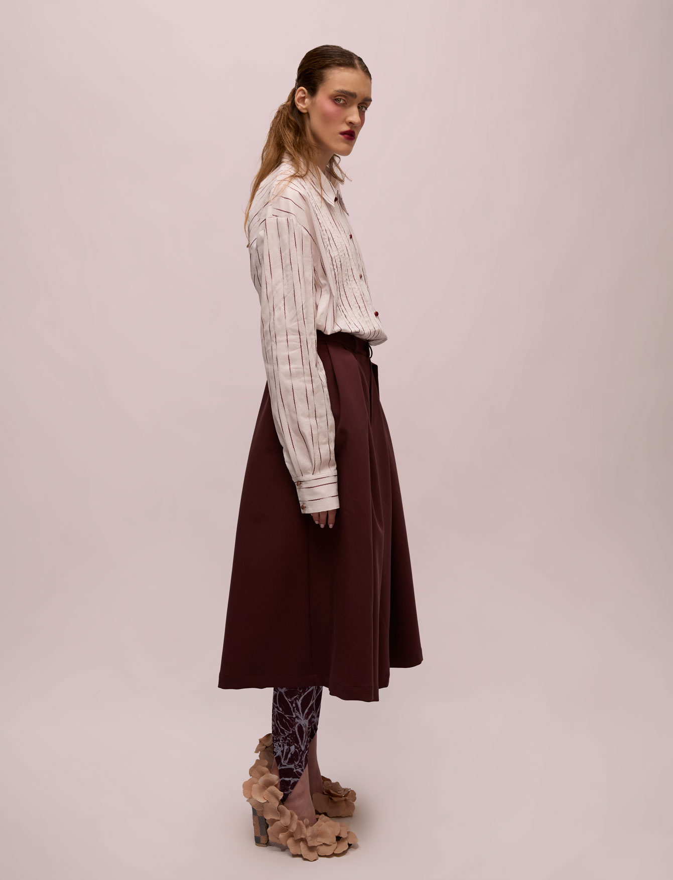 Юбка №60 Burgundy