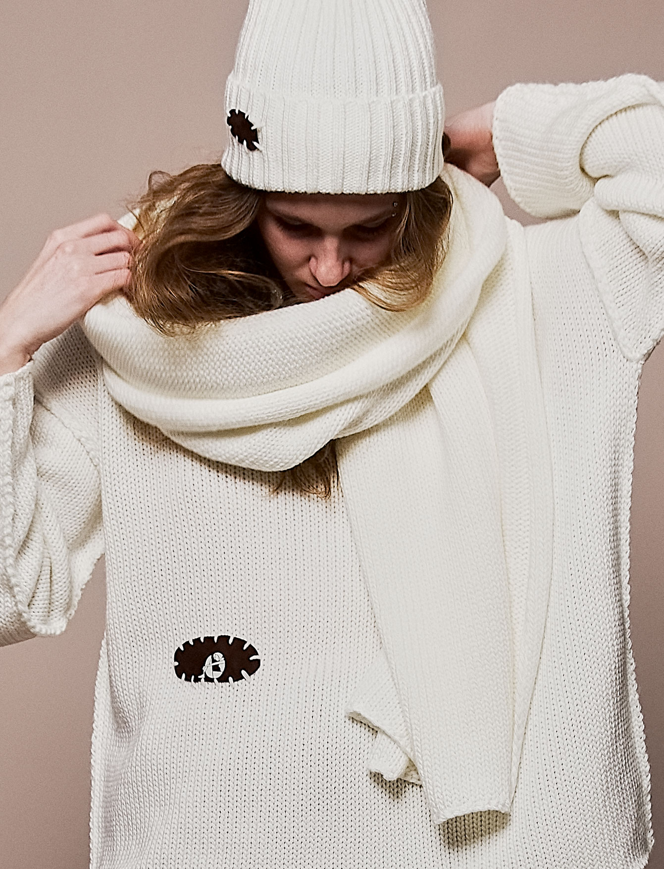 Шапка №1 Milky Stone. EX