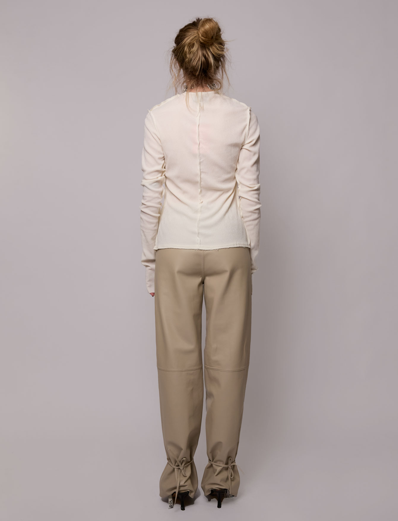 Брюки №2/2 Milky Leather. EX Брюки №2/2 Milky Leather. EX