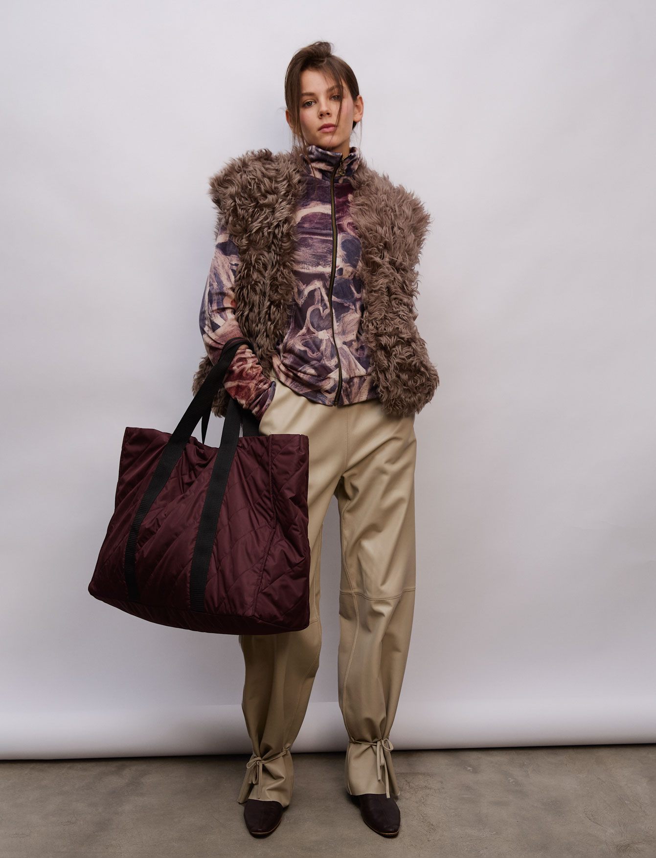 Брюки №2/2 Milky Leather. EX