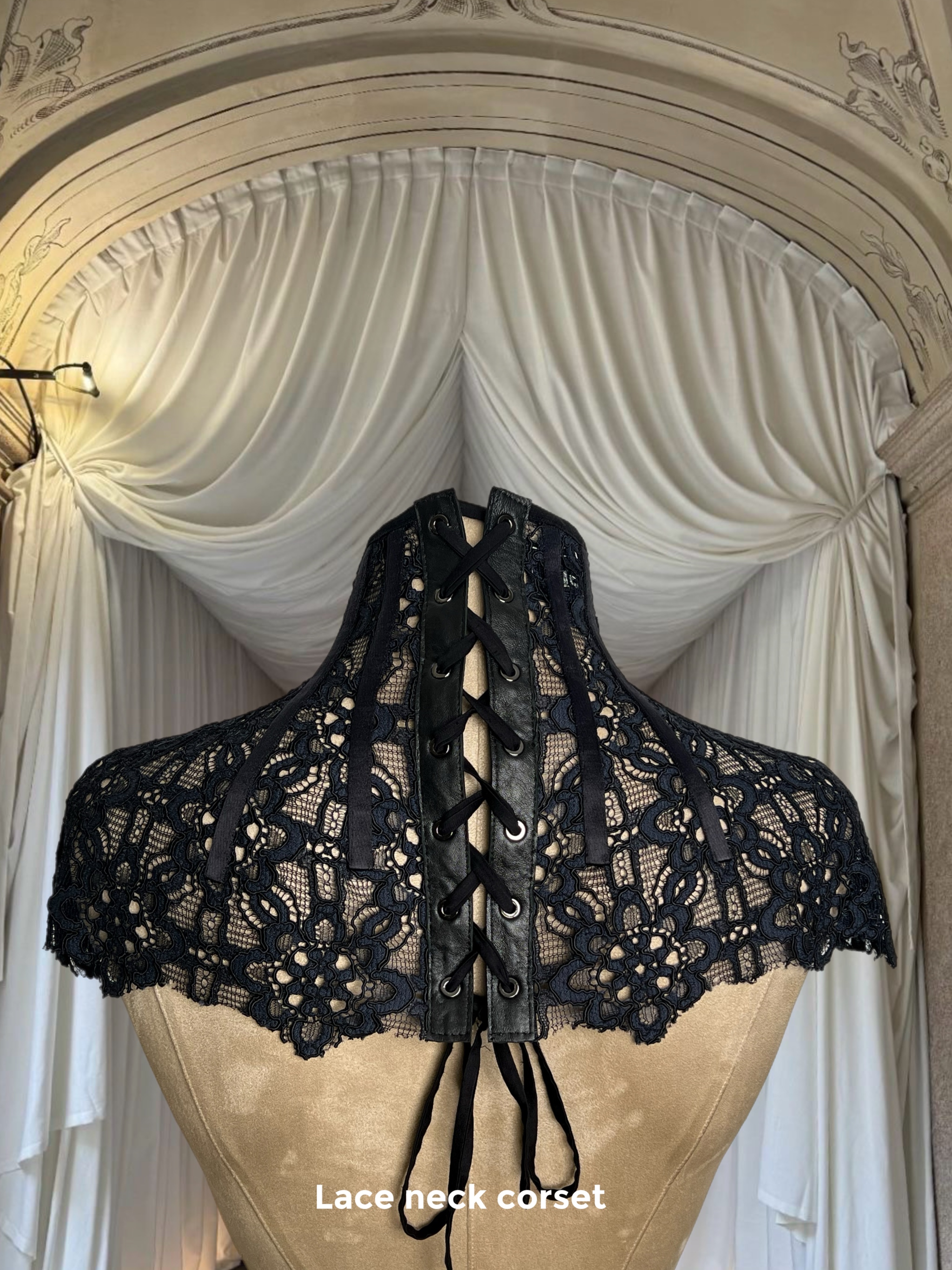 Воротник из кружева №25 Blue