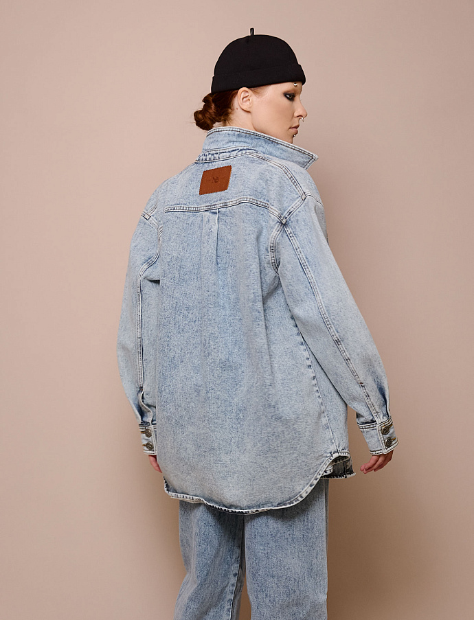 Рубашка Almond Cookie blu